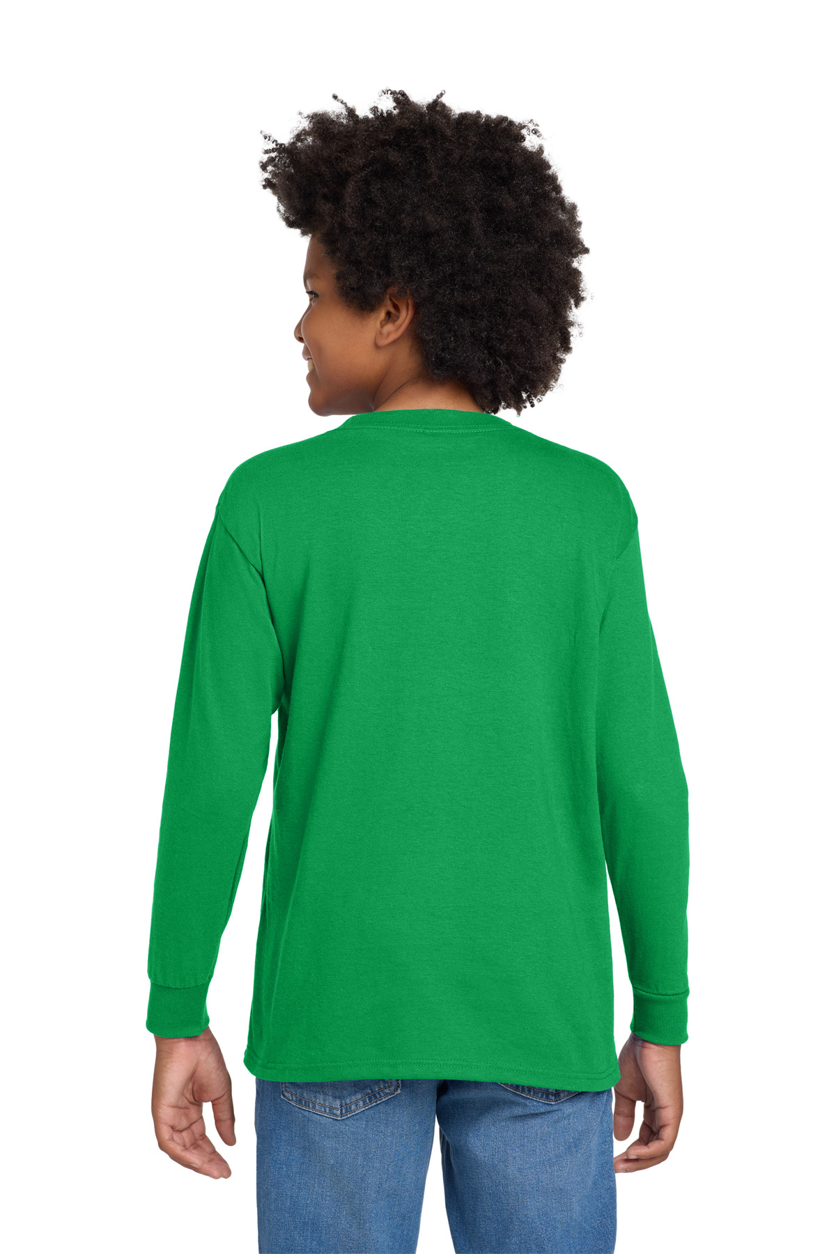 Gildan Youth Heavy Cotton 100% Cotton Long Sleeve T-Shirt. 5400B