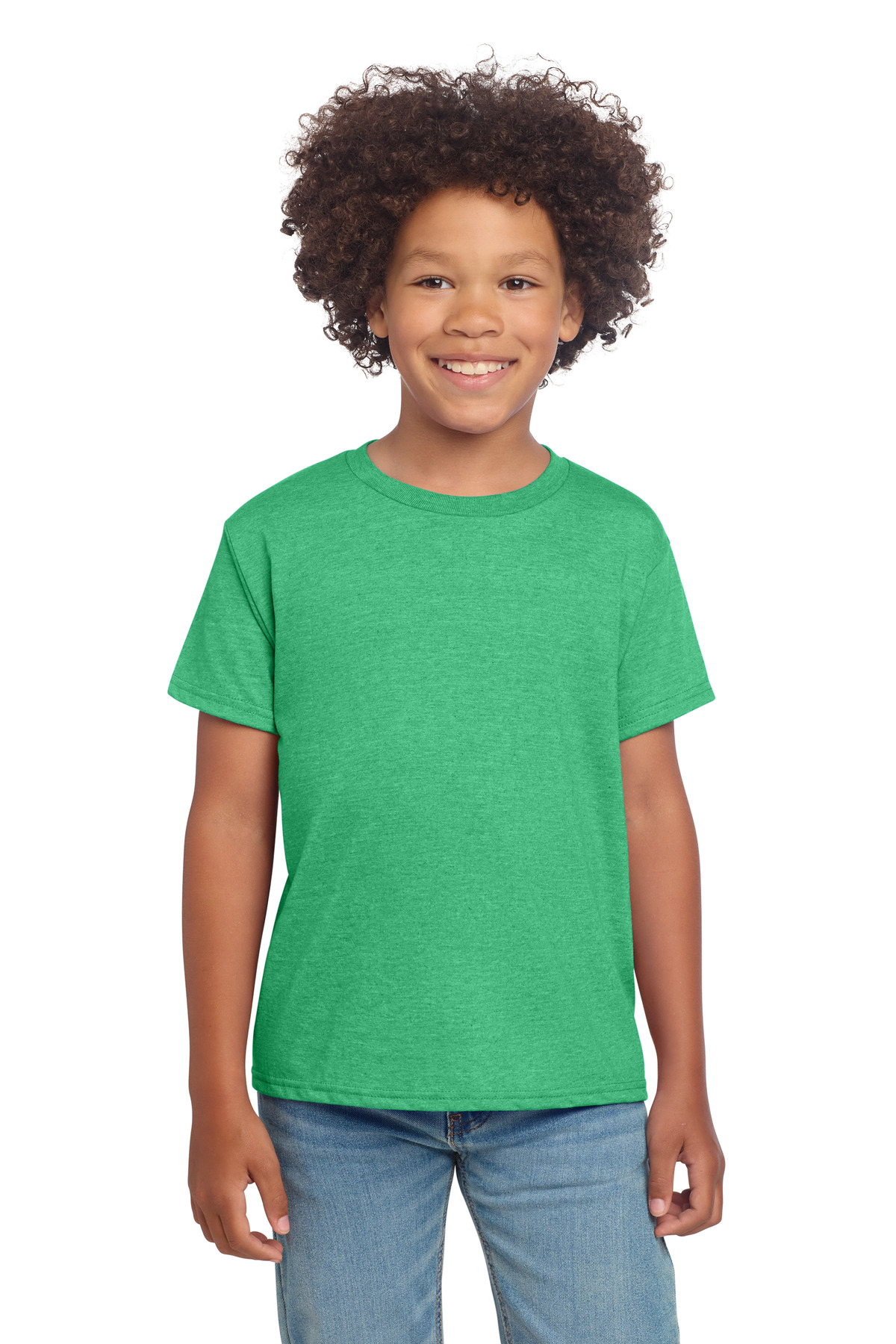 Gildan Youth Softstyle ® T-Shirt 64000B - Heather Irish Green