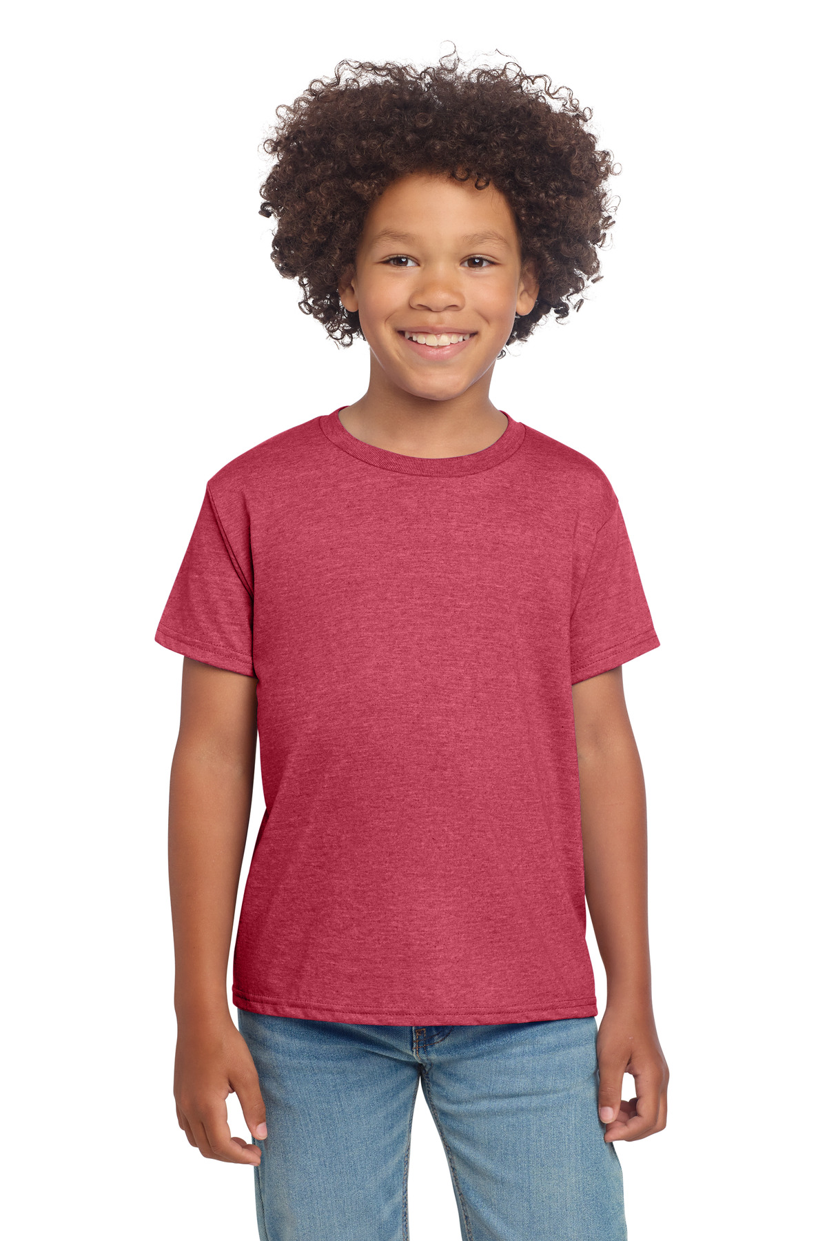 Gildan Youth Softstyle ® T-Shirt 64000B - Heather Red