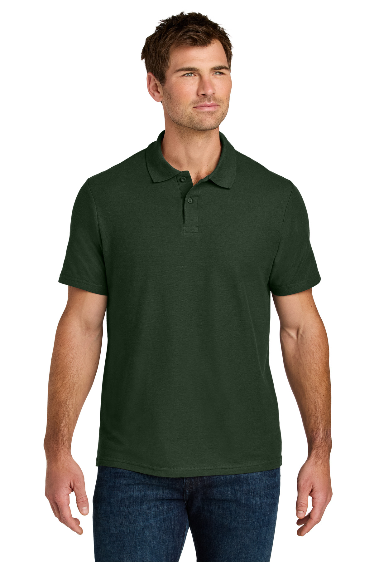 Gildan Gildan Softstyle Pique Polo 64800 in Forest Green