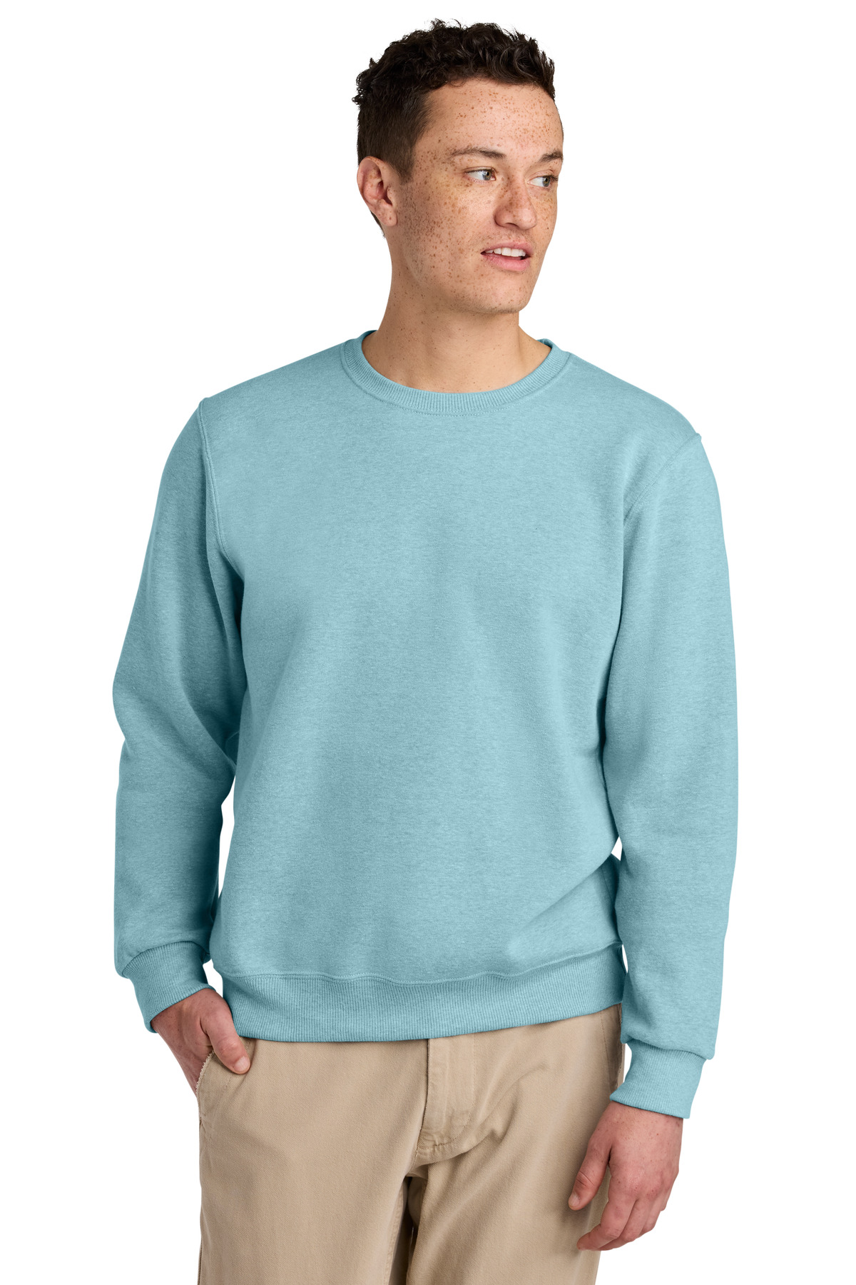 Eco Premium Blend Crewneck Sweatshirt - Cloud Heather