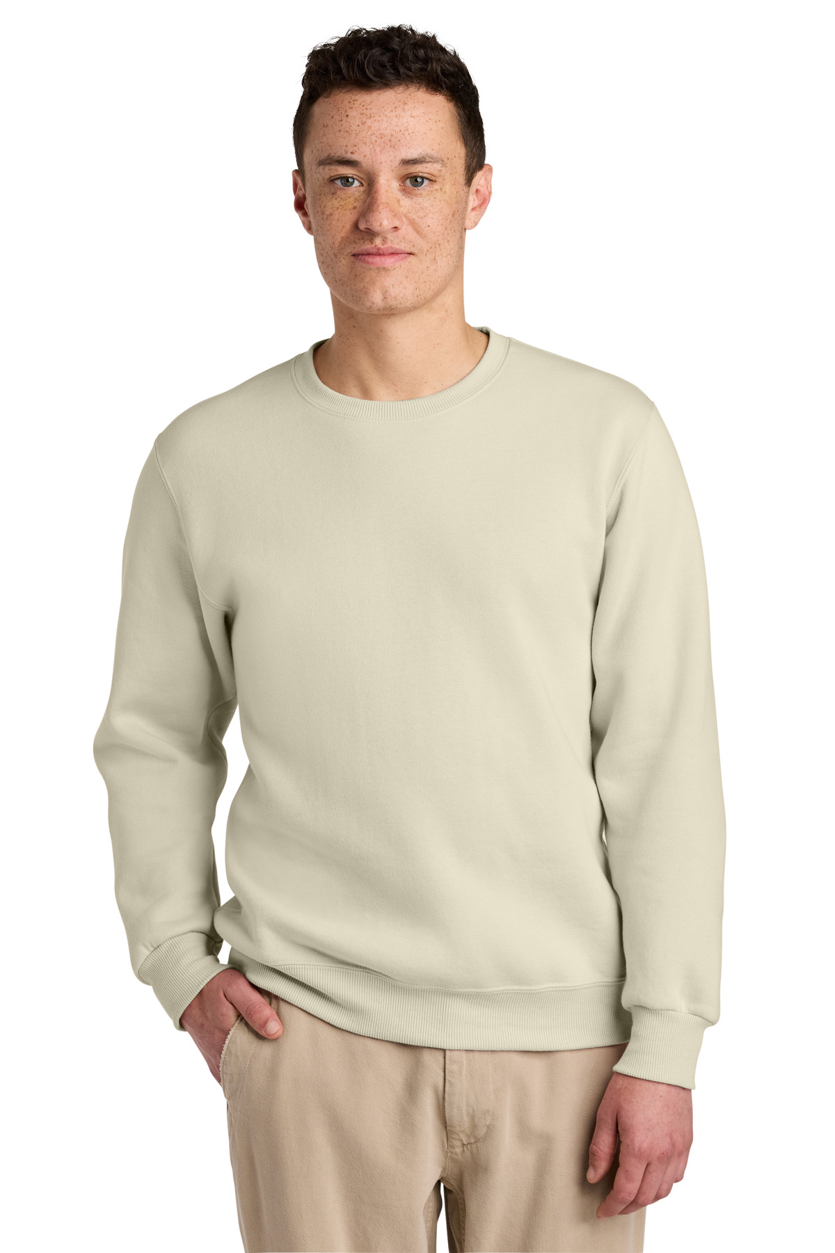Jerzees Eco ™  Premium Blend Crewneck Sweatshirt 701M - Front Model