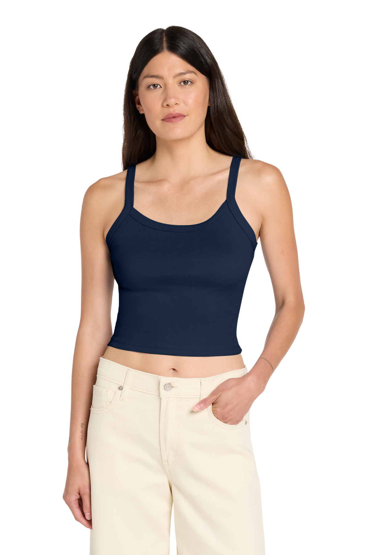 BELLA+CANVAS ® Women's Micro Rib Spaghetti Strap Tank BC1012 - Image 2