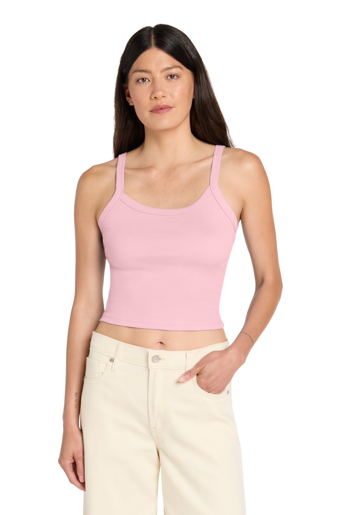 BELLA+CANVAS ® Women's Micro Rib Spaghetti Strap Tank BC1012 - Image 3