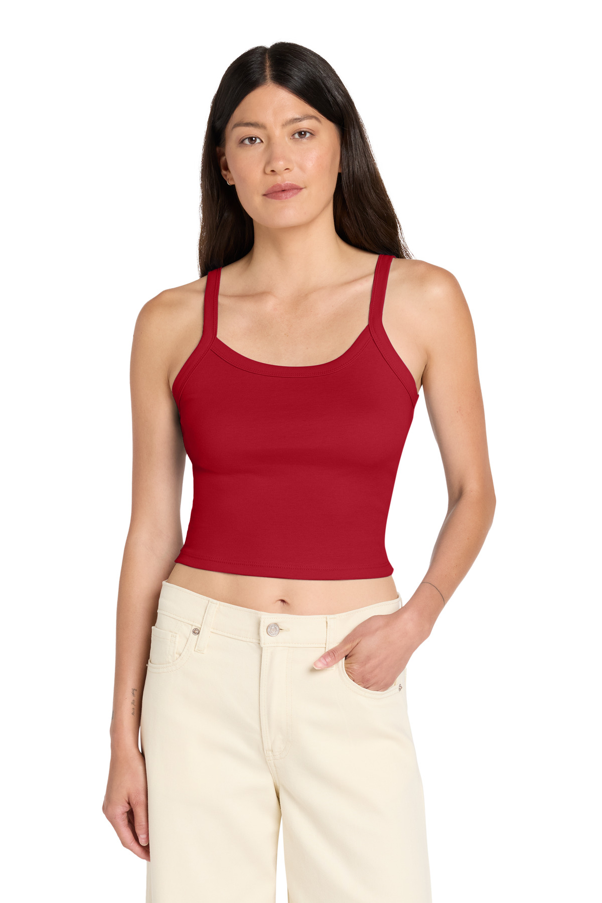BELLA+CANVAS ® Women's Micro Rib Spaghetti Strap Tank BC1012 - Image 4