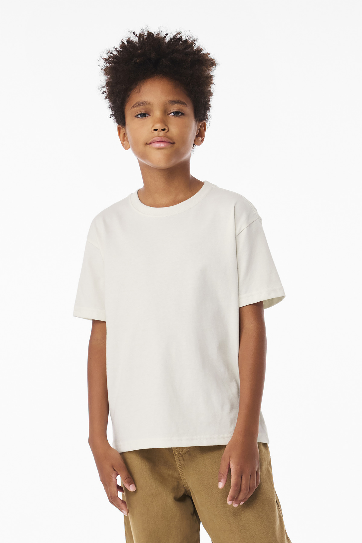 BELLA+CANVAS ® Youth 6-Ounce Heavyweight Tee BC3010Y - Vintage White