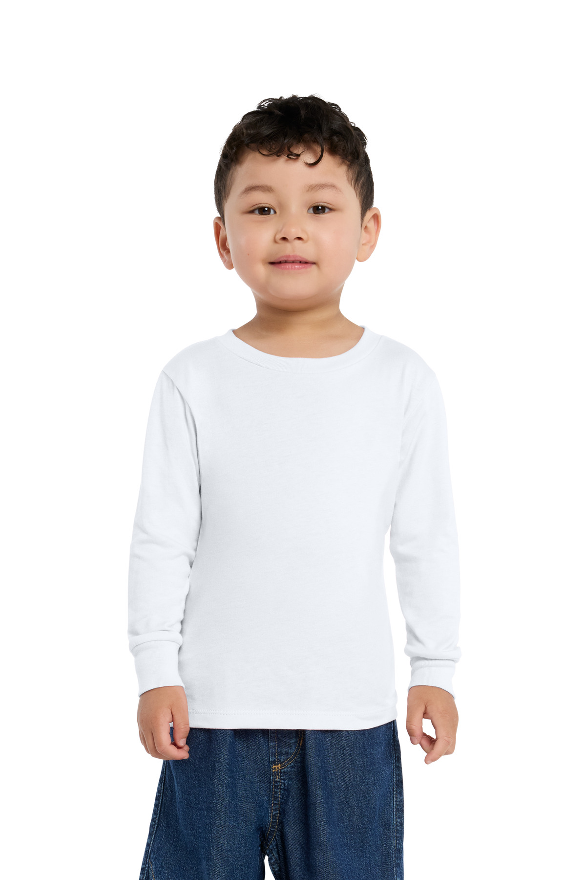 BELLA+CANVAS Toddler Jersey Long Sleeve Tee BC3501T - Image 4
