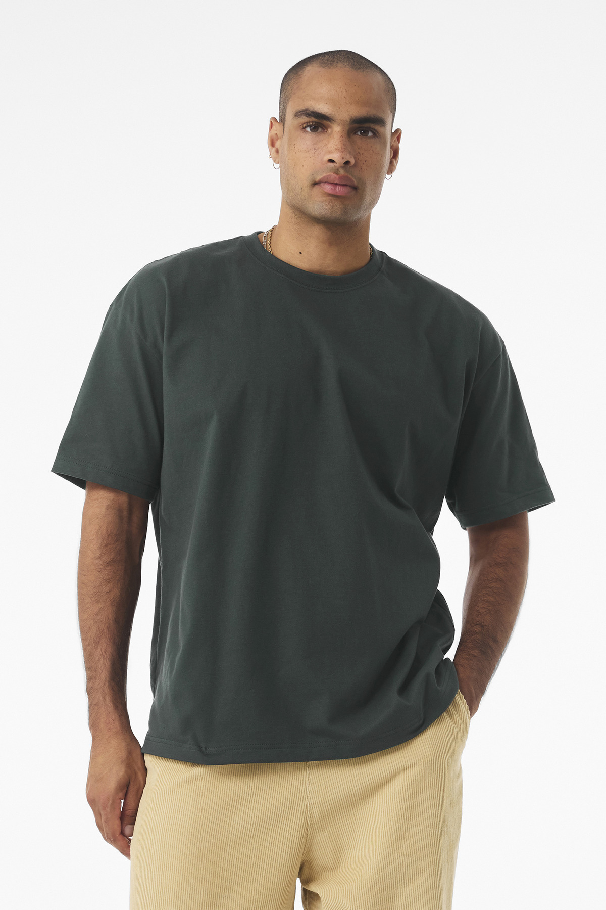 BELLA+CANVAS ® Unisex 7.5-Ounce Heavyweight Tee BC4610 - Hunter Green