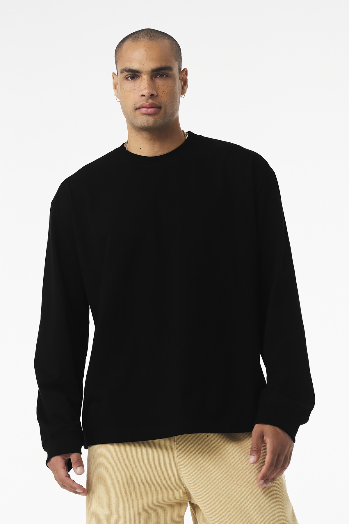 BELLA+CANVAS Unisex 7.5-Ounce Heavyweight Long Sleeve Tee-Bella + Canvas