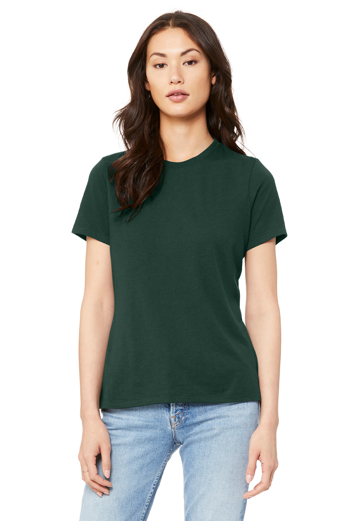 BELLA+CANVAS ® Women's Relaxed Jersey Short Sleeve Tee. BC6400 - Forest