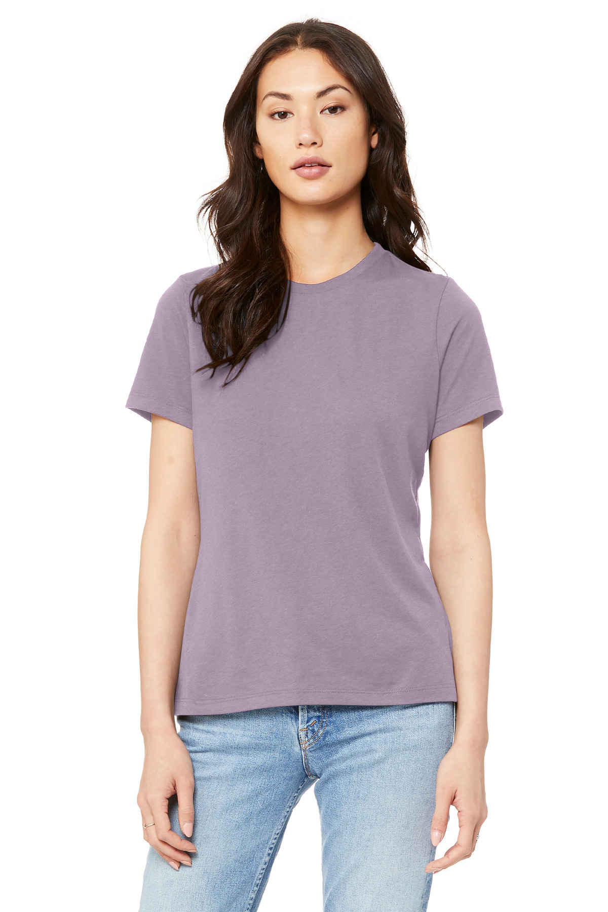 BELLA+CANVAS ® Women's Relaxed Jersey Short Sleeve Tee. BC6400 - Light Violet
