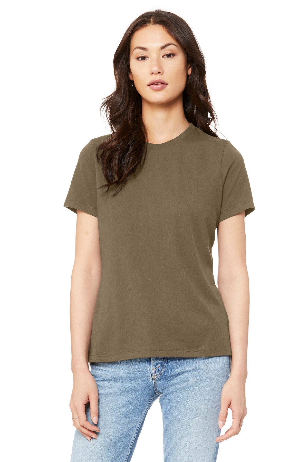 BELLA+CANVAS ® Women's Relaxed Jersey Short Sleeve Tee. BC6400 - Vintage Brown