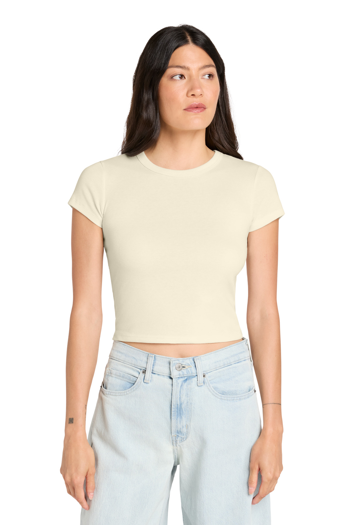 BELLA+CANVAS ® Women's Micro Rib Baby Tee BC1010 - Image 2