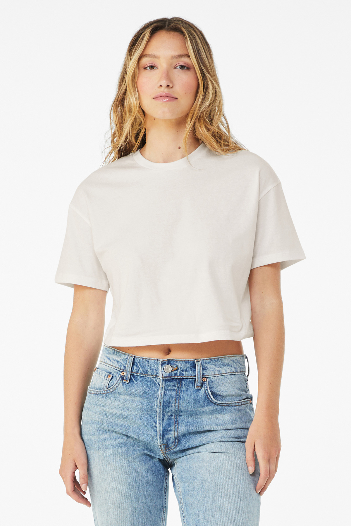 BELLA+CANVAS Women's Jersey Crop Tee BC6482