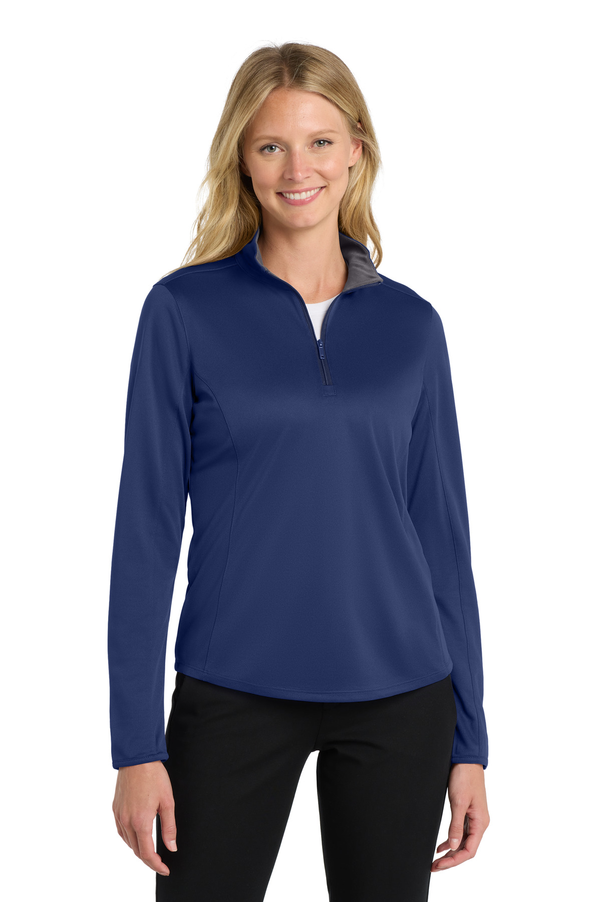 Port Authority ® Women's Silk Touch ™ Performance 1/4-Zip LK584 - Image 4