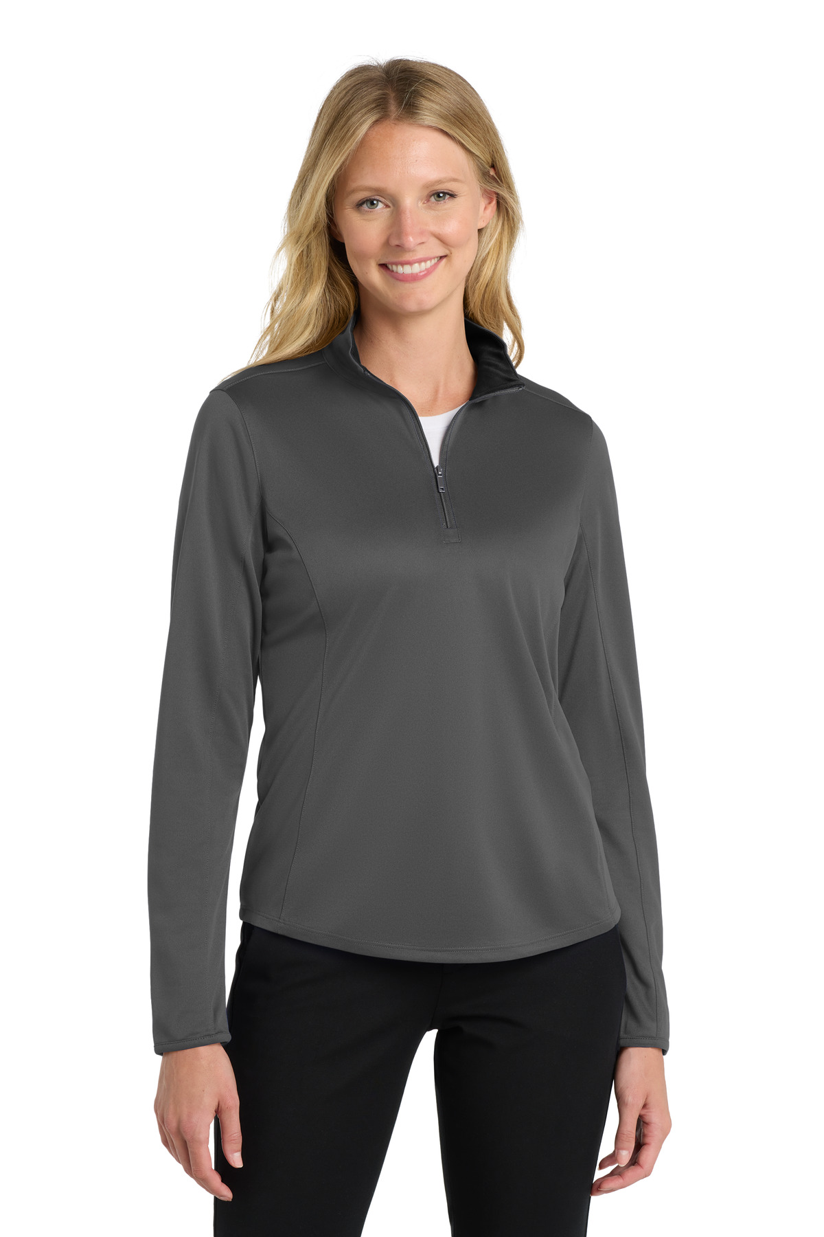 Port Authority ® Women's Silk Touch ™ Performance 1/4-Zip LK584 - Image 5