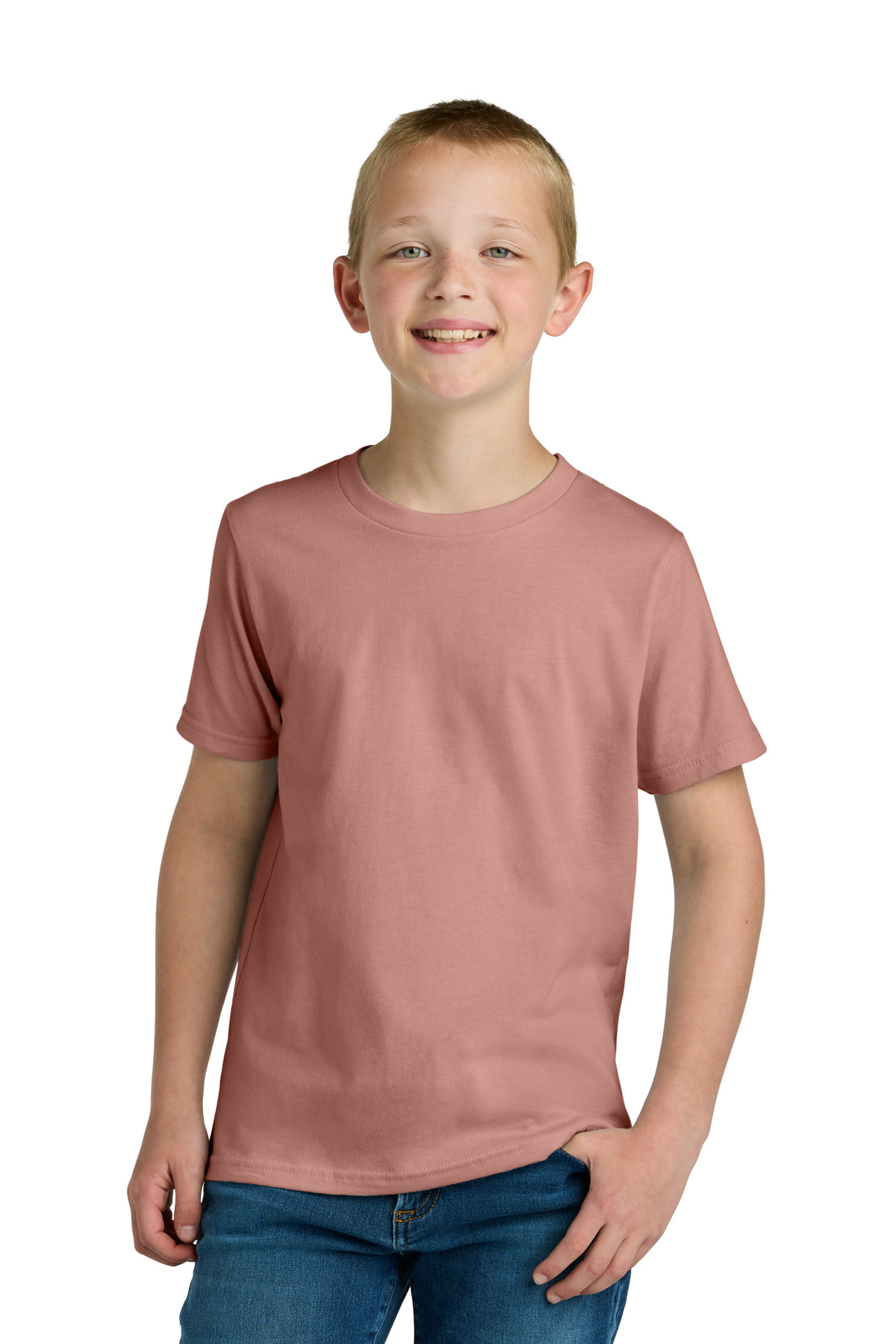 Next Level Apparel ® Youth Cotton Tee NL3310 - Desert Pink