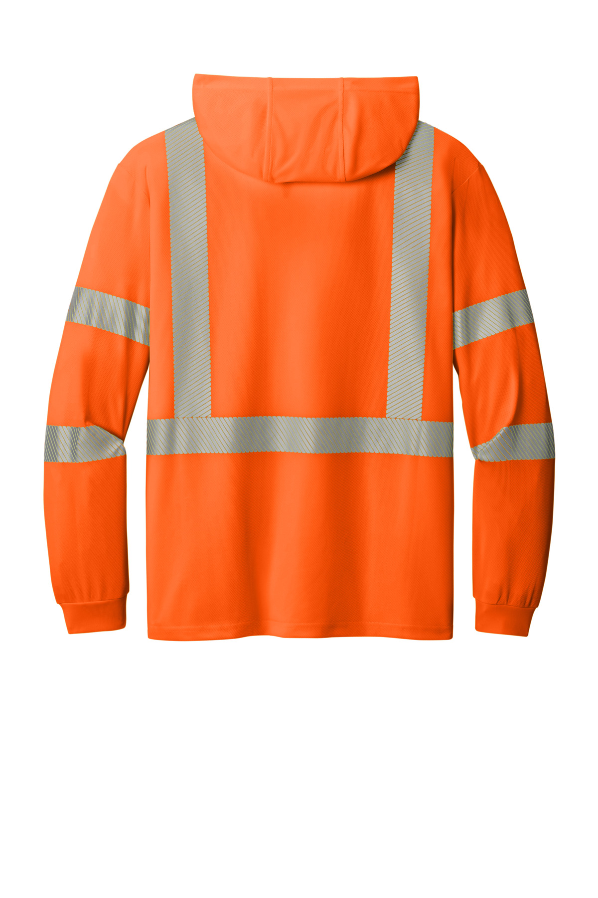 CornerStone ANSI 107 Class 3 Long Sleeve Segmented Tape Hooded Tee CS208