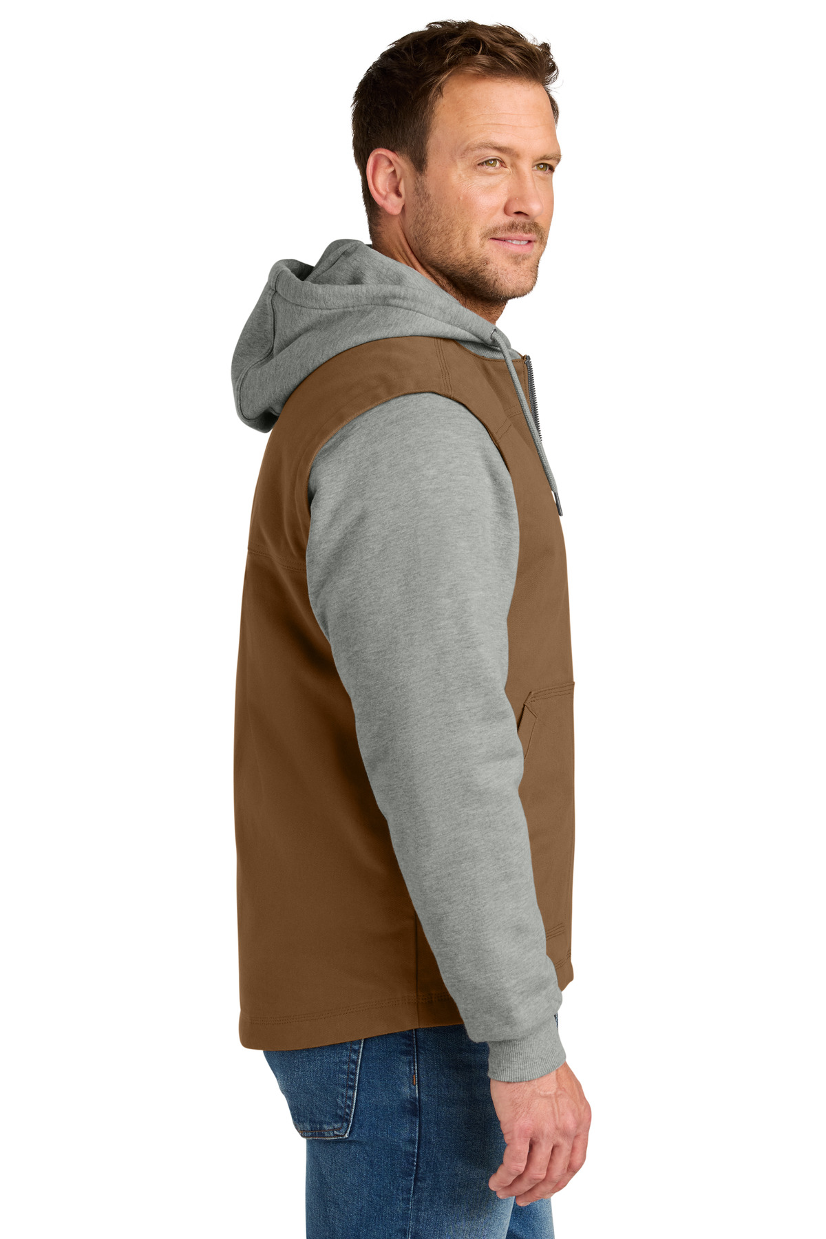 CornerStone Duck Fleece Full-Zip Hooded Jacket CSJ42