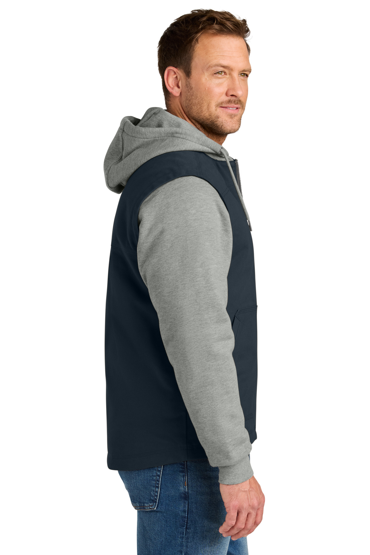 CornerStone Duck Fleece Full-Zip Hooded Jacket CSJ42