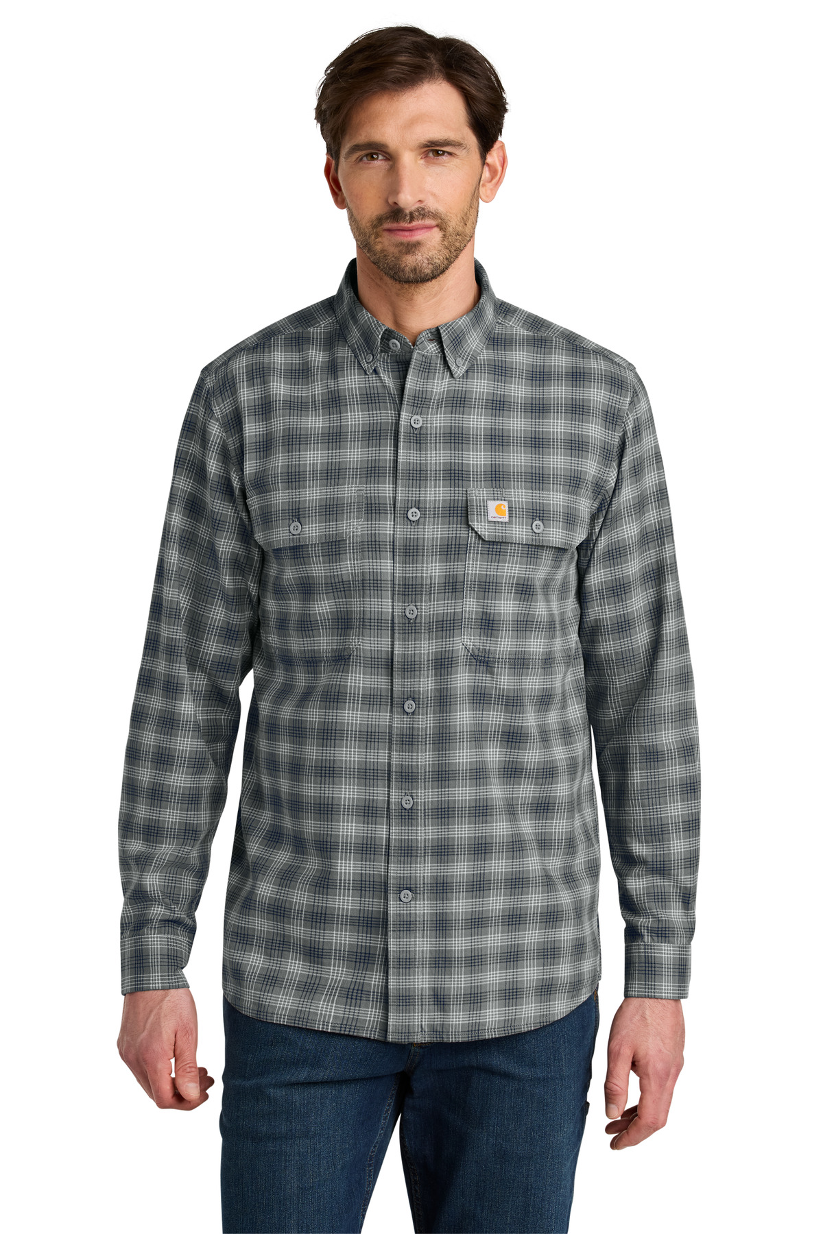 Carhartt Rugged Flex Plaid Long Sleeve Shirt CT107109 - Image 2