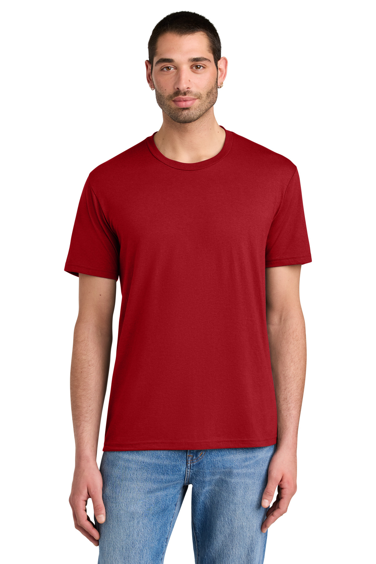 District ® Perfect Tri ® Tee. DM130 - Classic Red