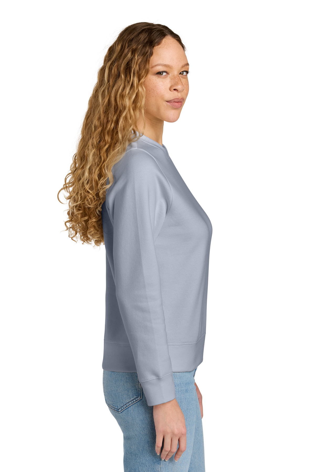 District Women's V.I.T. Fleece Crew DT6105