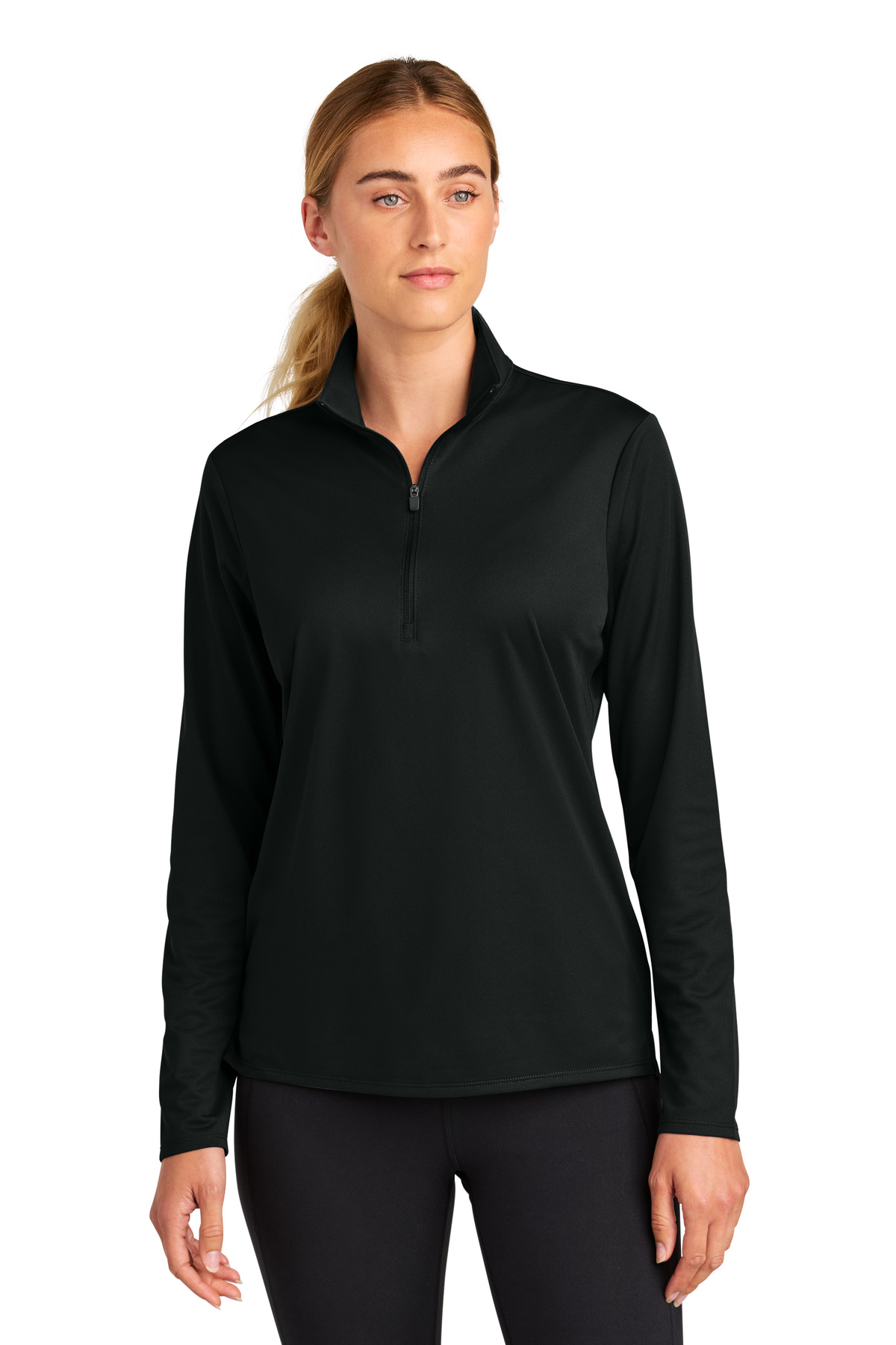 Sport&#45;Tek Women&#39;s Micropique Sport&#45;Wick 1/4&#45;Zip-Sport-Tek