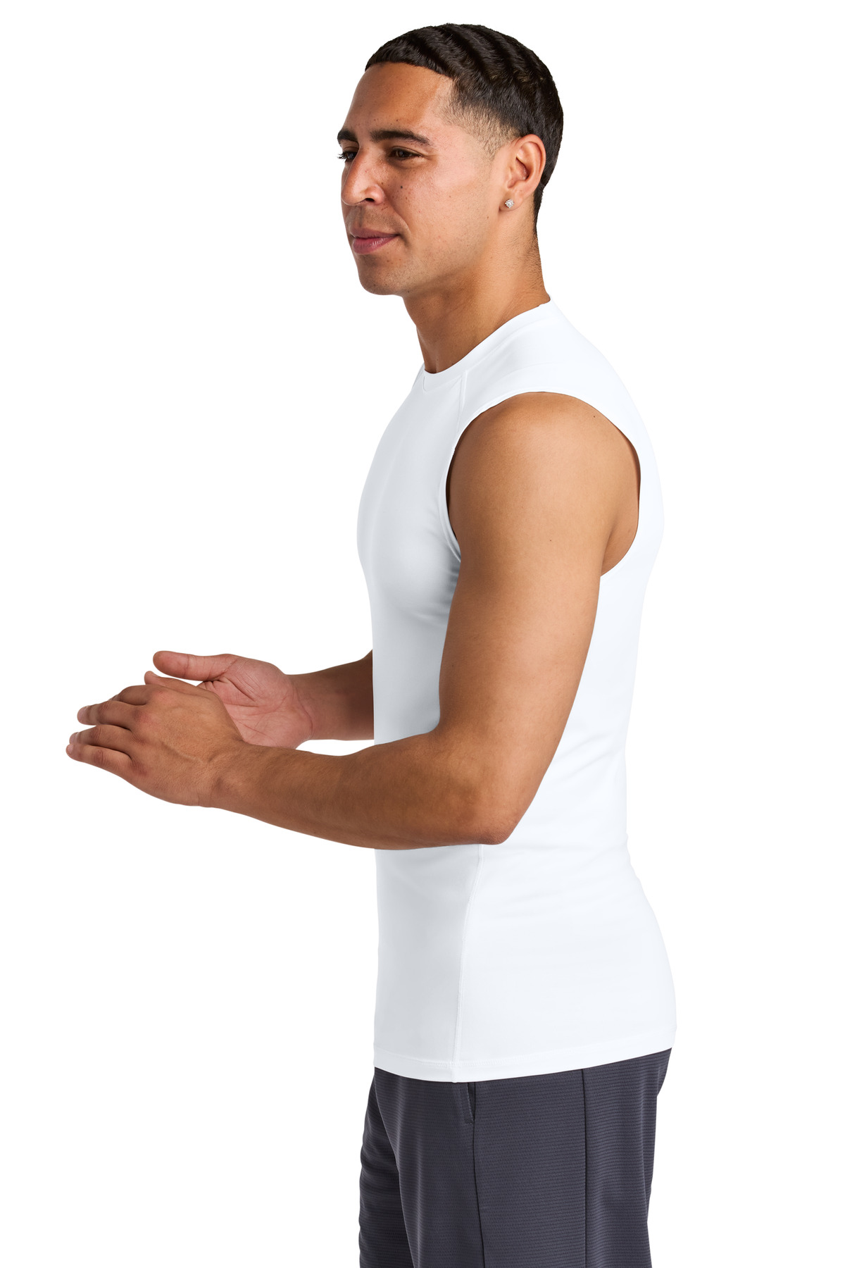Sport-Tek PosiCharge Compression Sleeveless Tee ST121SL