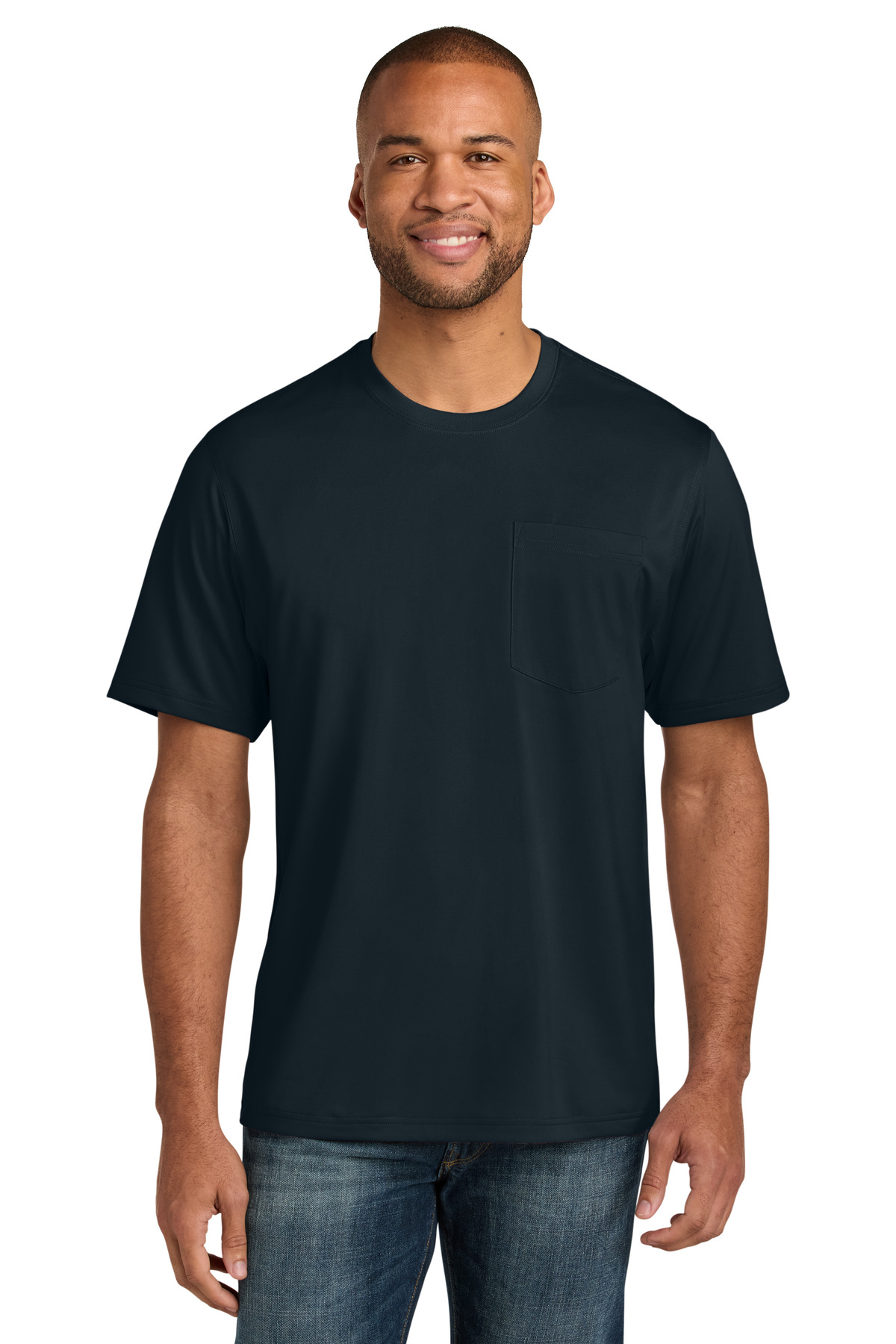 CornerStone ® Tall Workwear Pro Short Sleeve Pocket Tee TLCS440P - Navy
