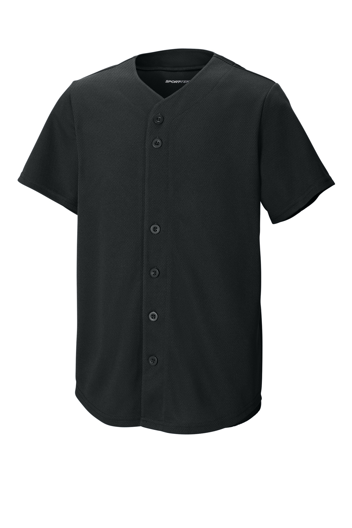 Sport-Tek Youth PosiCharge Tough Mesh Full-Button Jersey-Sport&#45;Tek