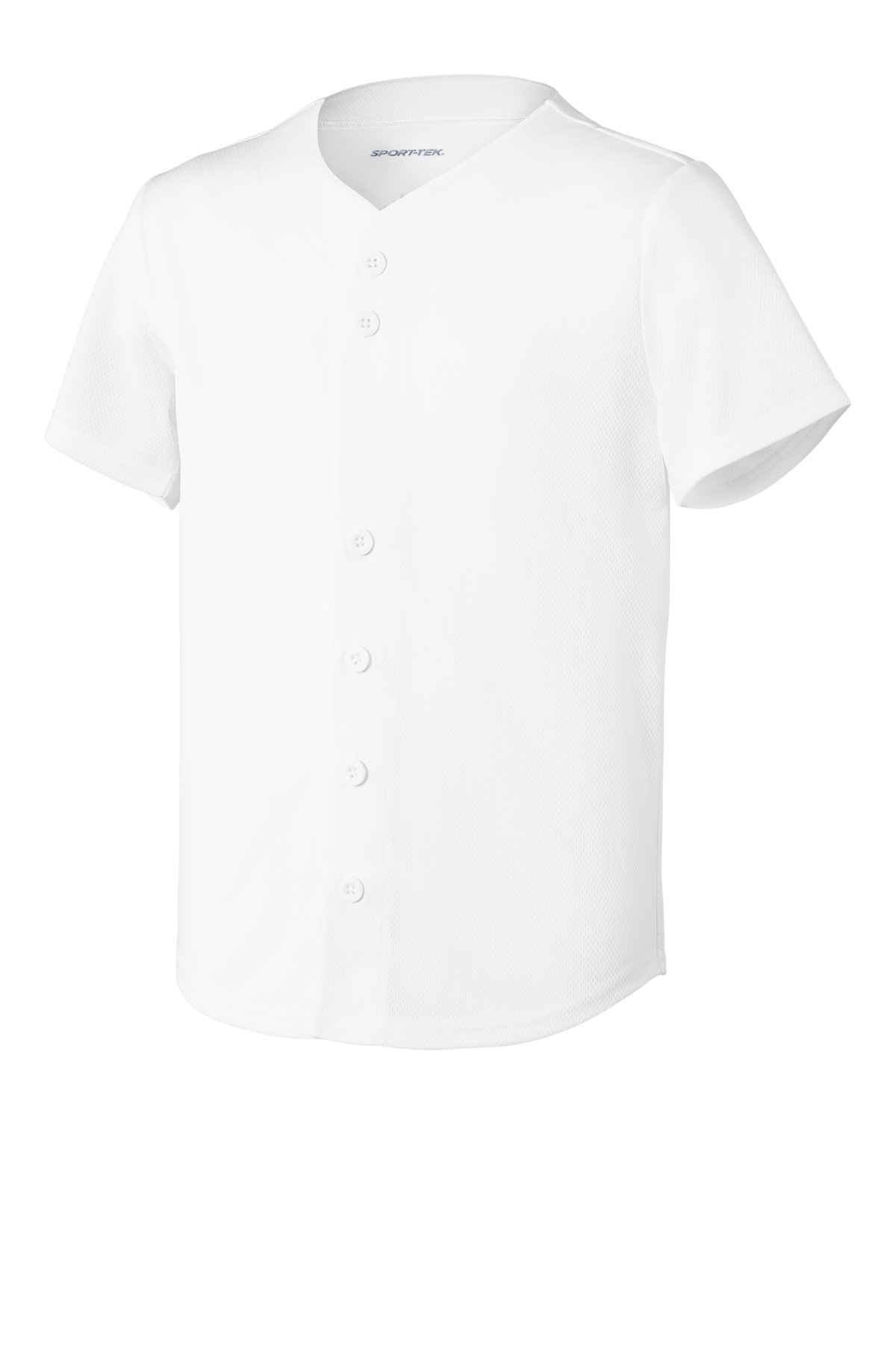 Sport-Tek Youth PosiCharge Tough Mesh Full-Button Jersey YST220