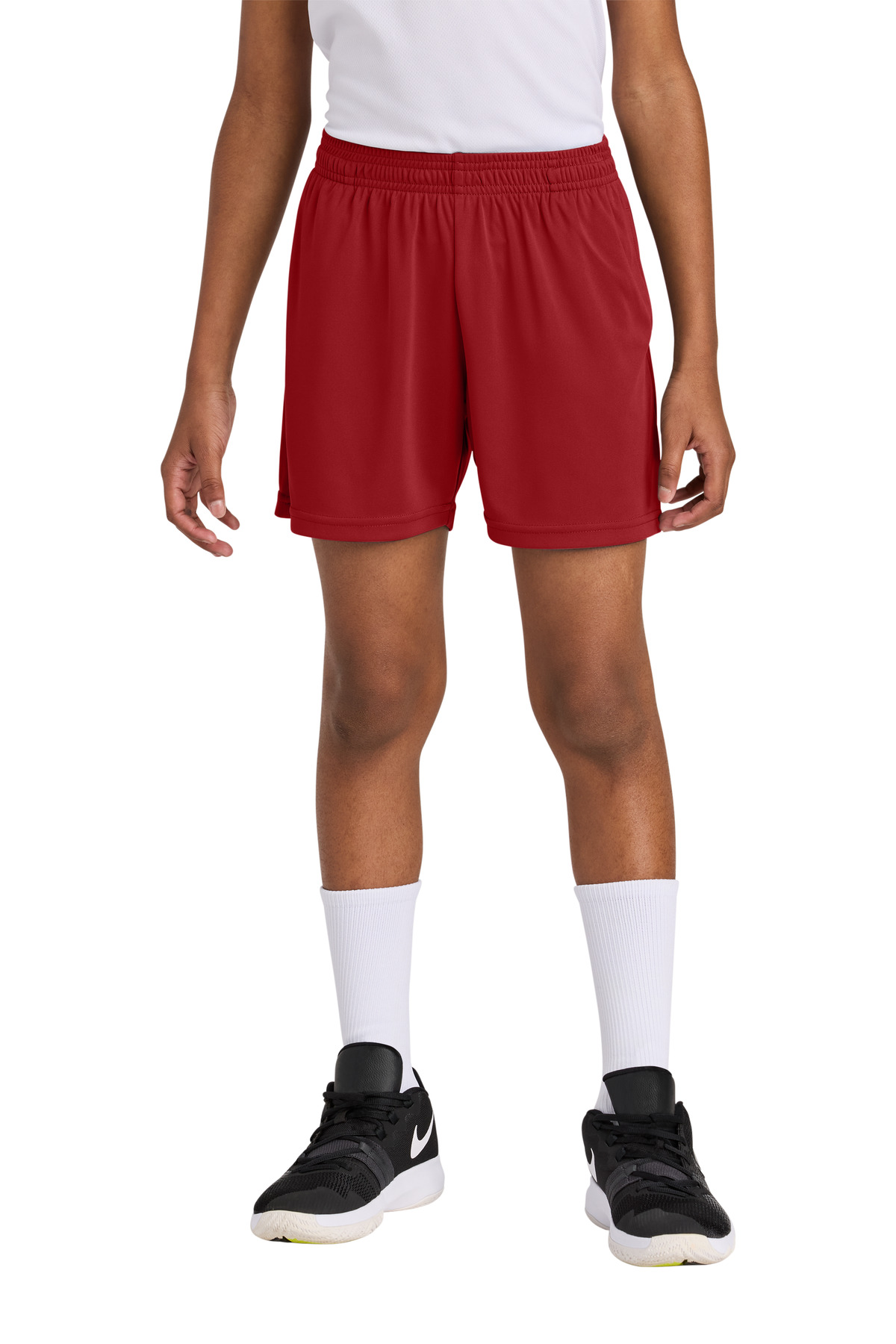 Sport-Tek Youth PosiCharge Competitor 5  Pocketed Short YST349P