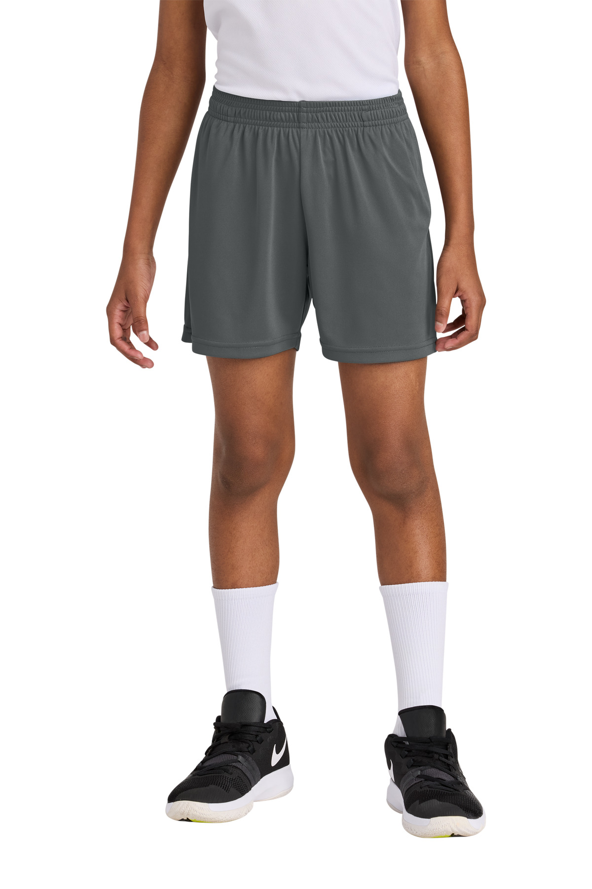 Sport-Tek Youth PosiCharge Competitor 5  Pocketed Short YST349P