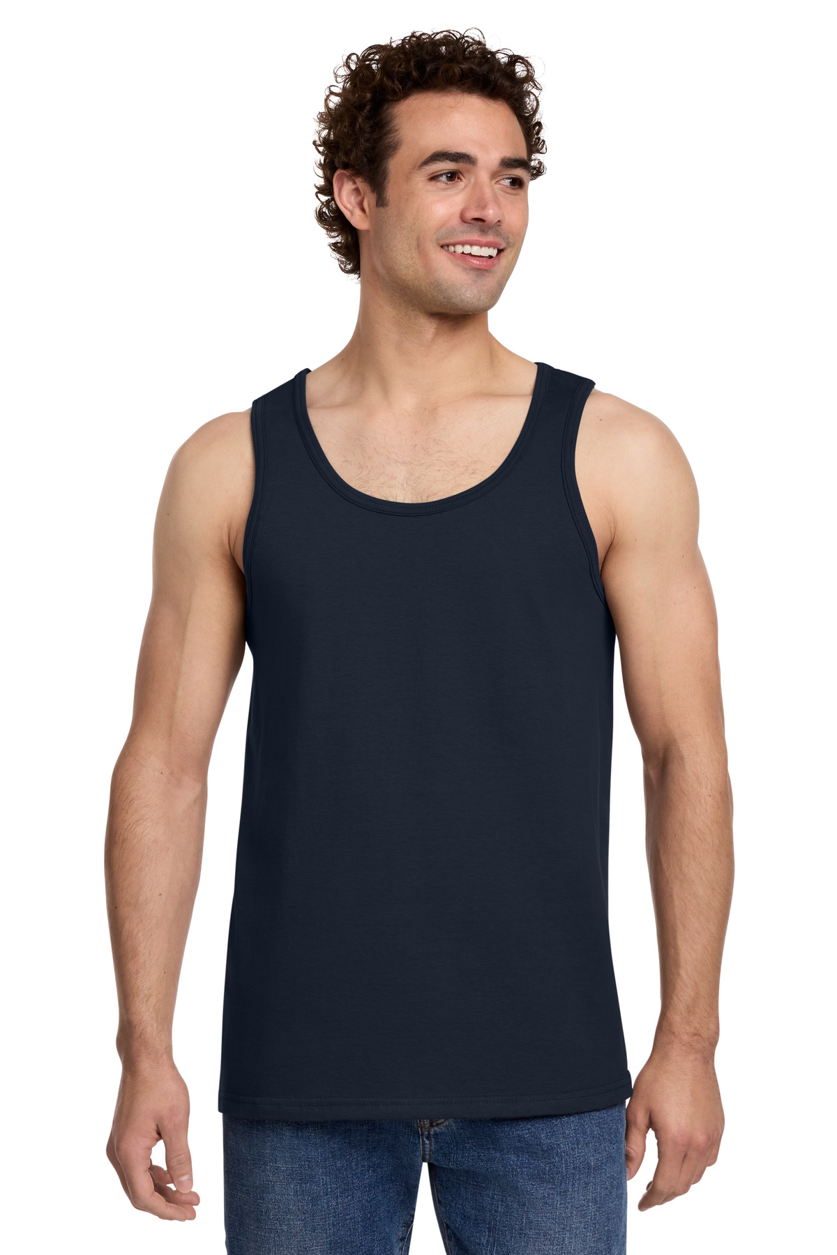 Gildan Gildan Softstyle Tank Top 64200 in Navy