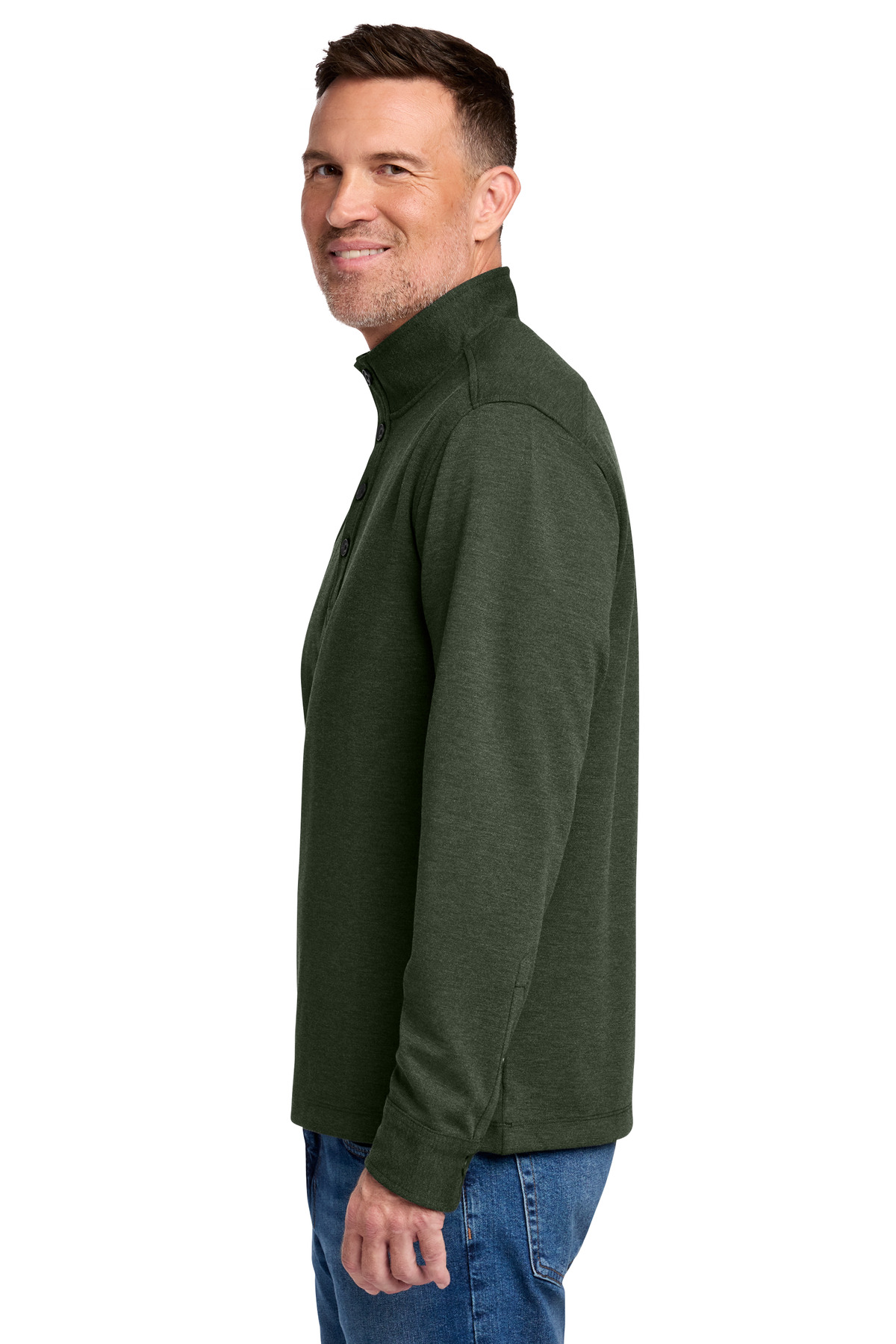 Brooks Brothers Mid-Layer Stretch 1/2-Button BB18202