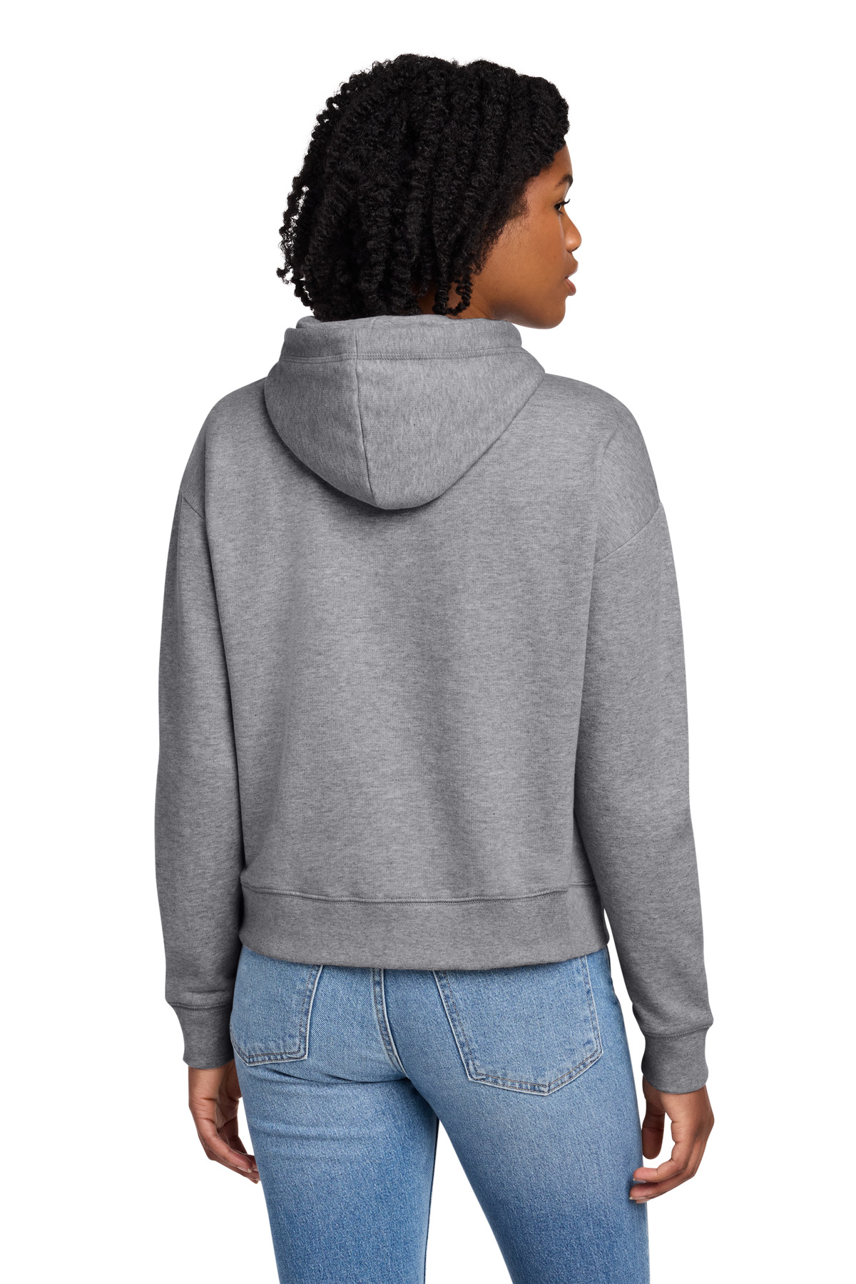 New Era Women's Comeback Fleece Pullover Hoodie back view