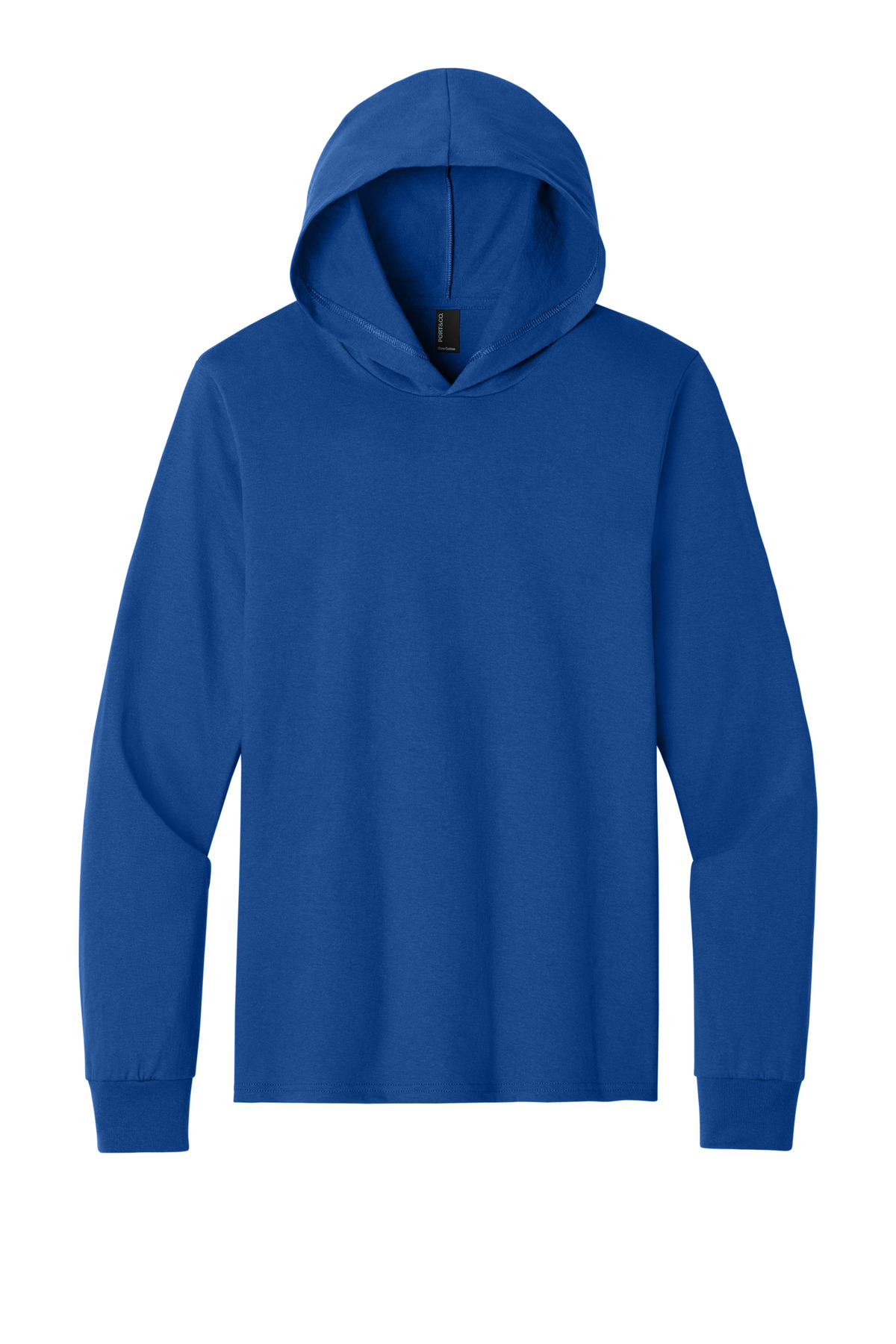 Core Cotton Pullover Hooded Tee - True Royal