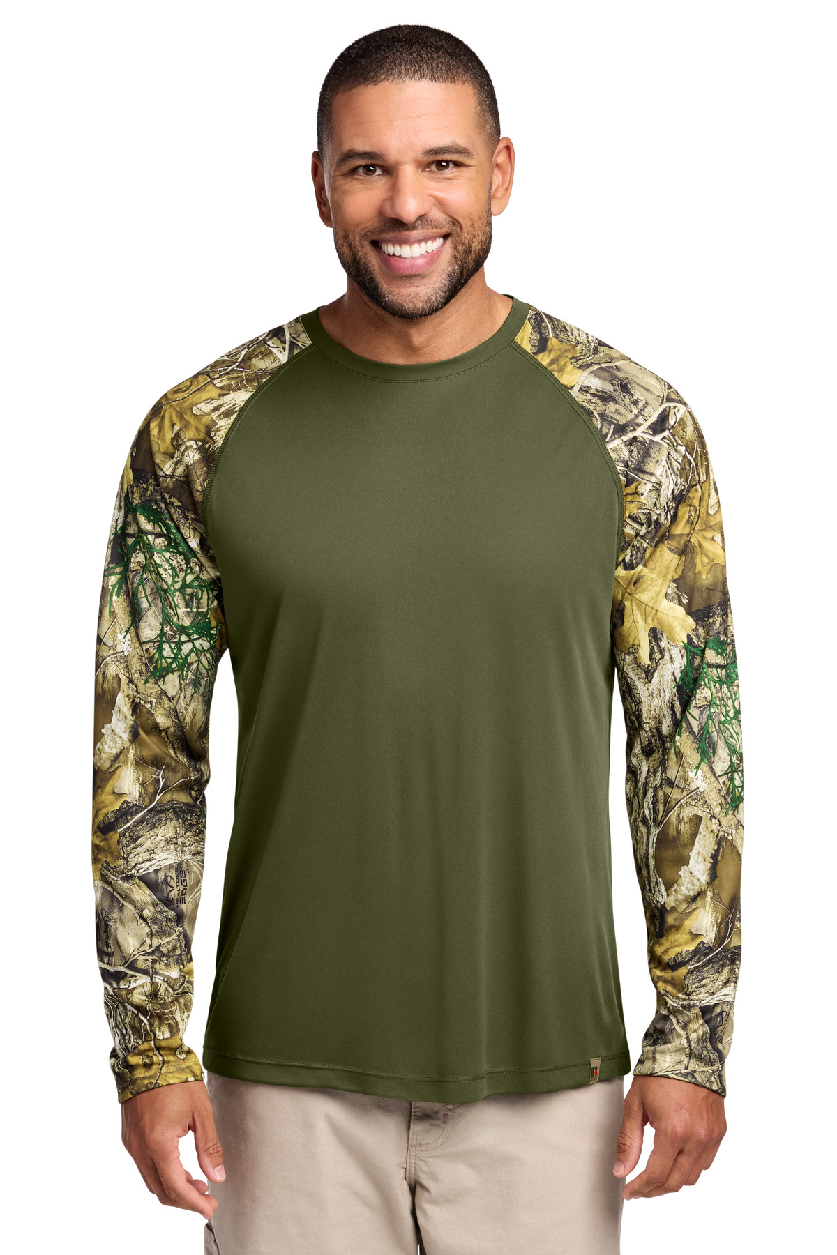 Russell Outdoors Realtree Colorblock Performance Long Sleeve Tee RU151LS