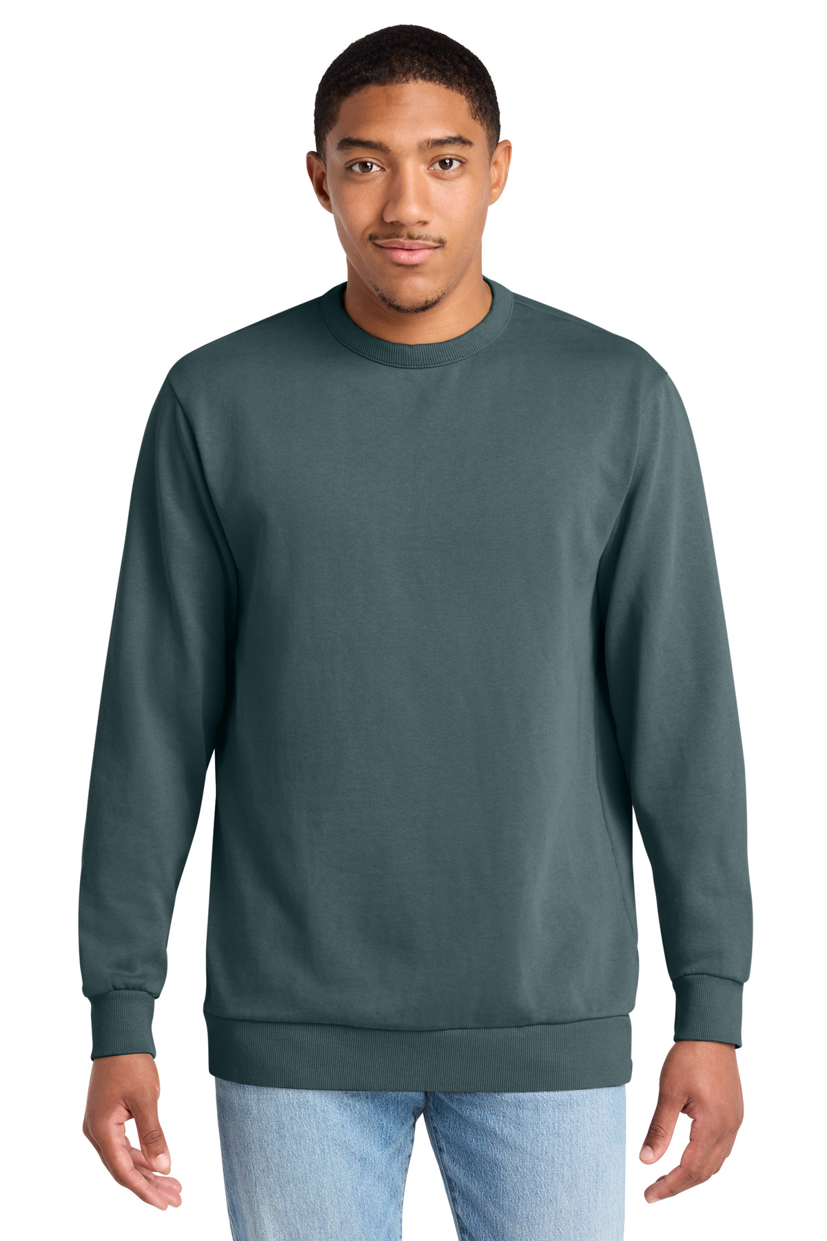 District Wash Fleece Crew DT2204