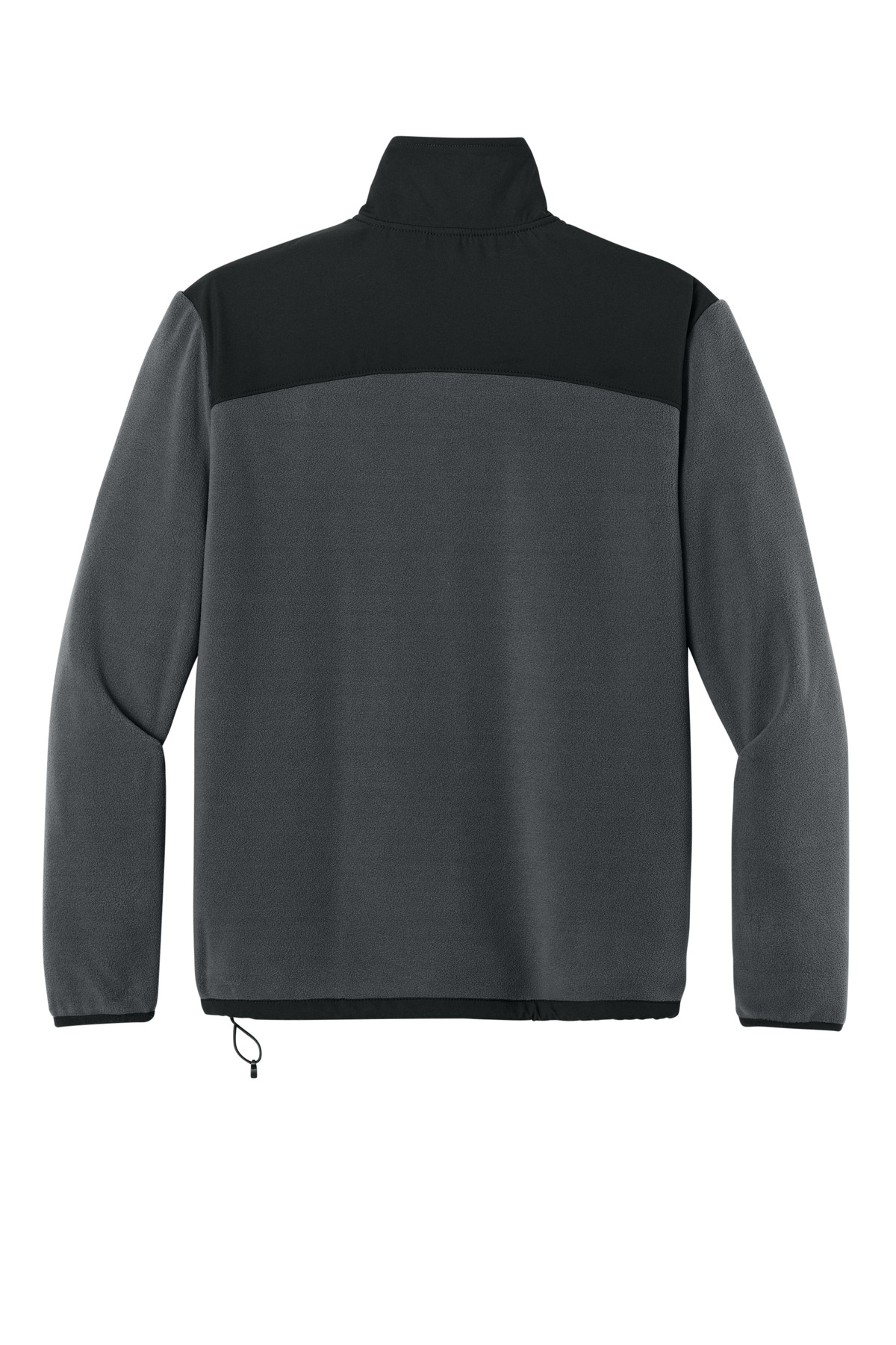 Port Authority Women's Therma-Tek Fleece Jacket L180 in Iron Grey/ Black — Back