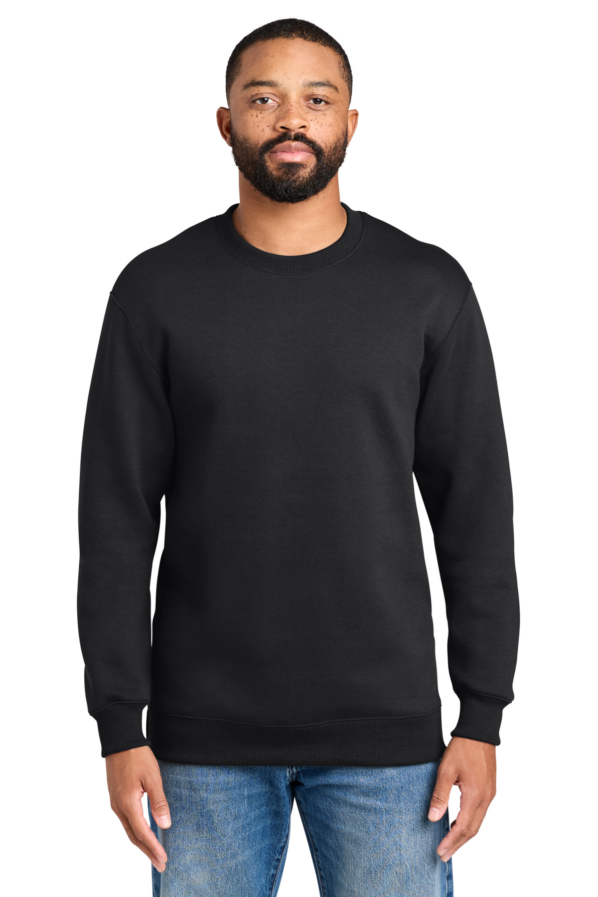 Port & Co PC107 — Port & Co Foundation Fleece Pullover Crewneck Sweatshirt PC107
