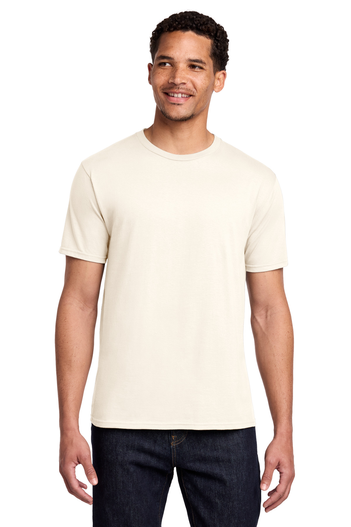 Port & Co Port & Co Fan Favorite Tee. PC450 in Gardenia