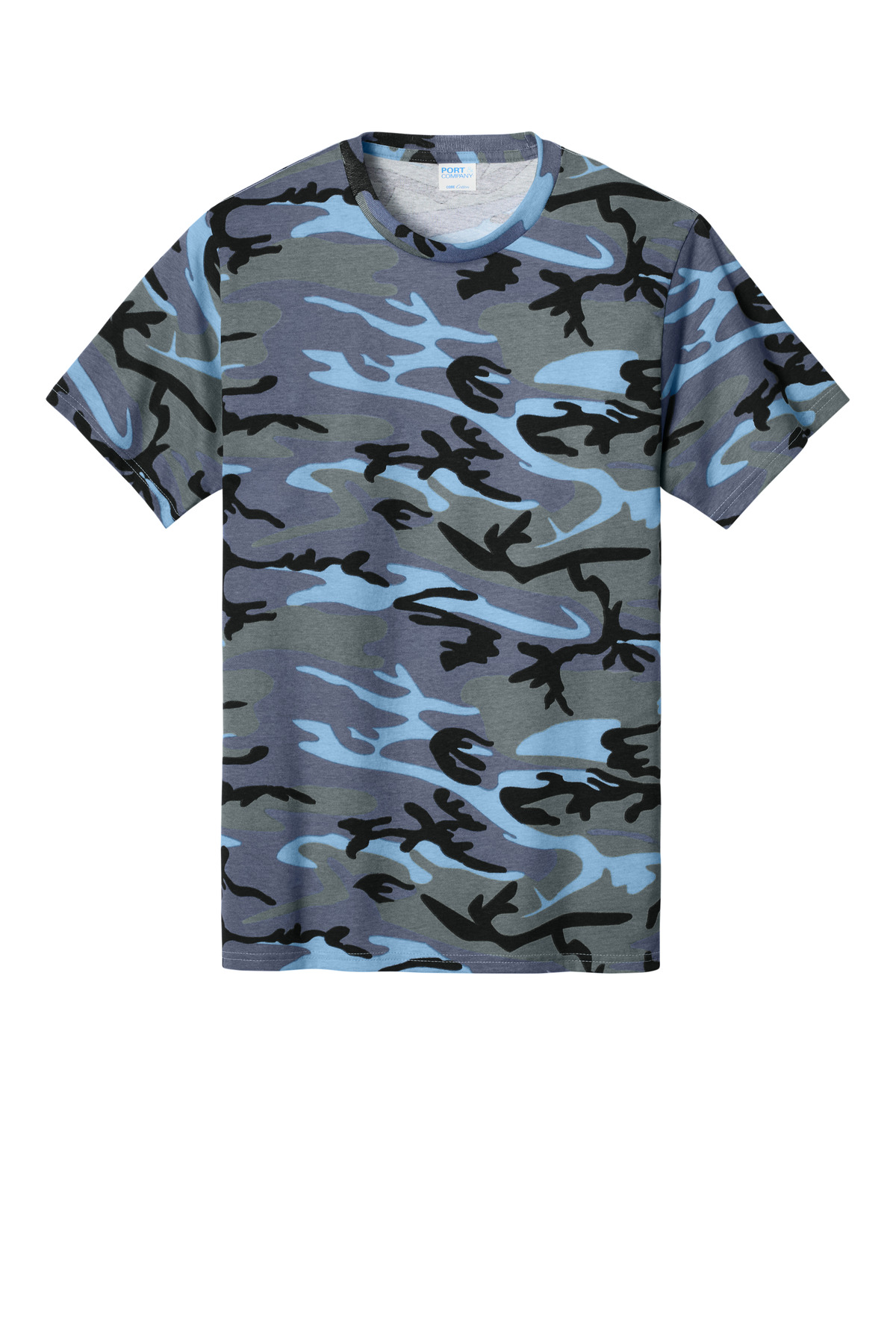 Port & Co Core Cotton Camo Tee. PC54C