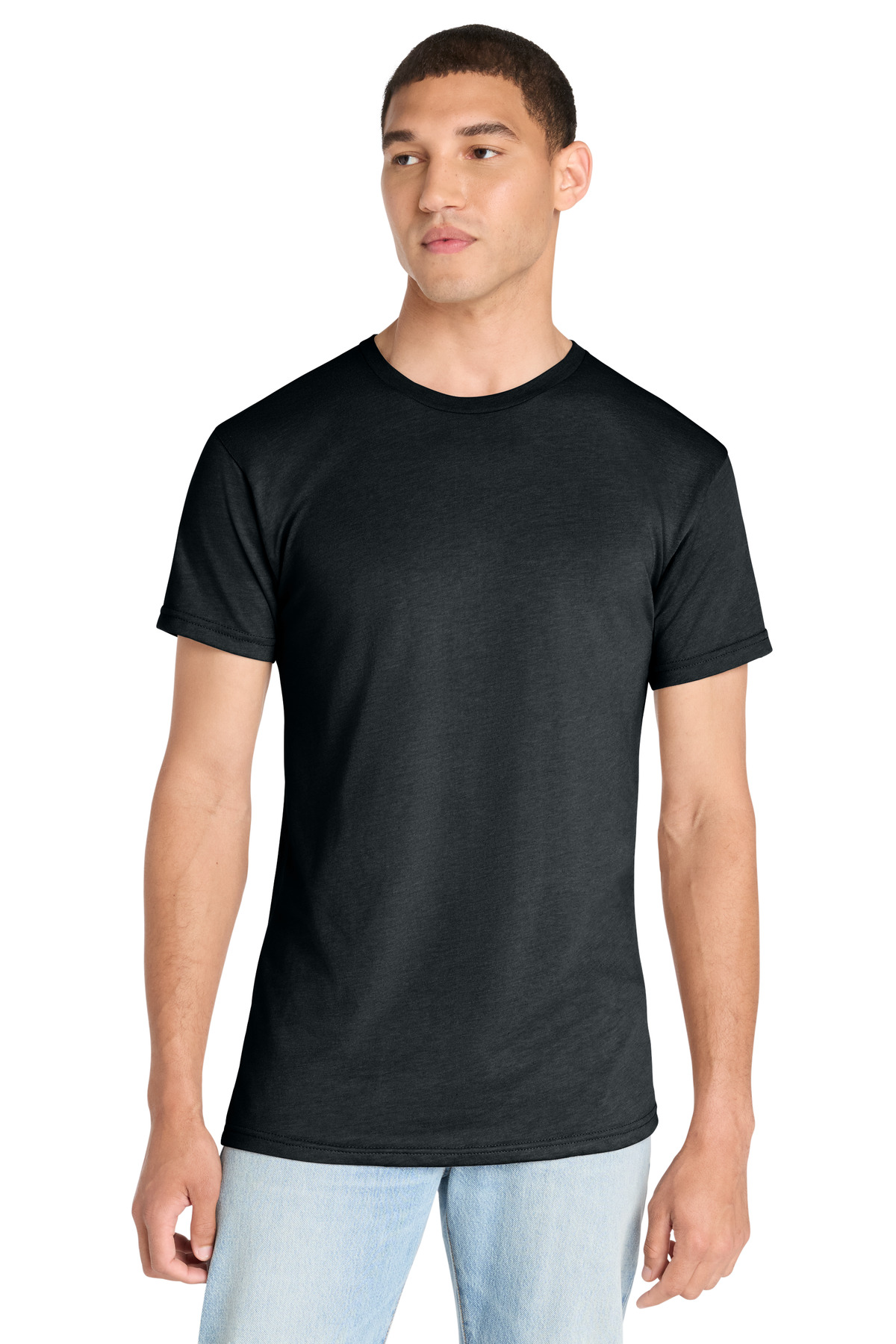 Bella + Canvas DISCONTINUED BELLA+CANVAS Men's Long Body Urban Tee. BC3006 in Dark Grey Heather