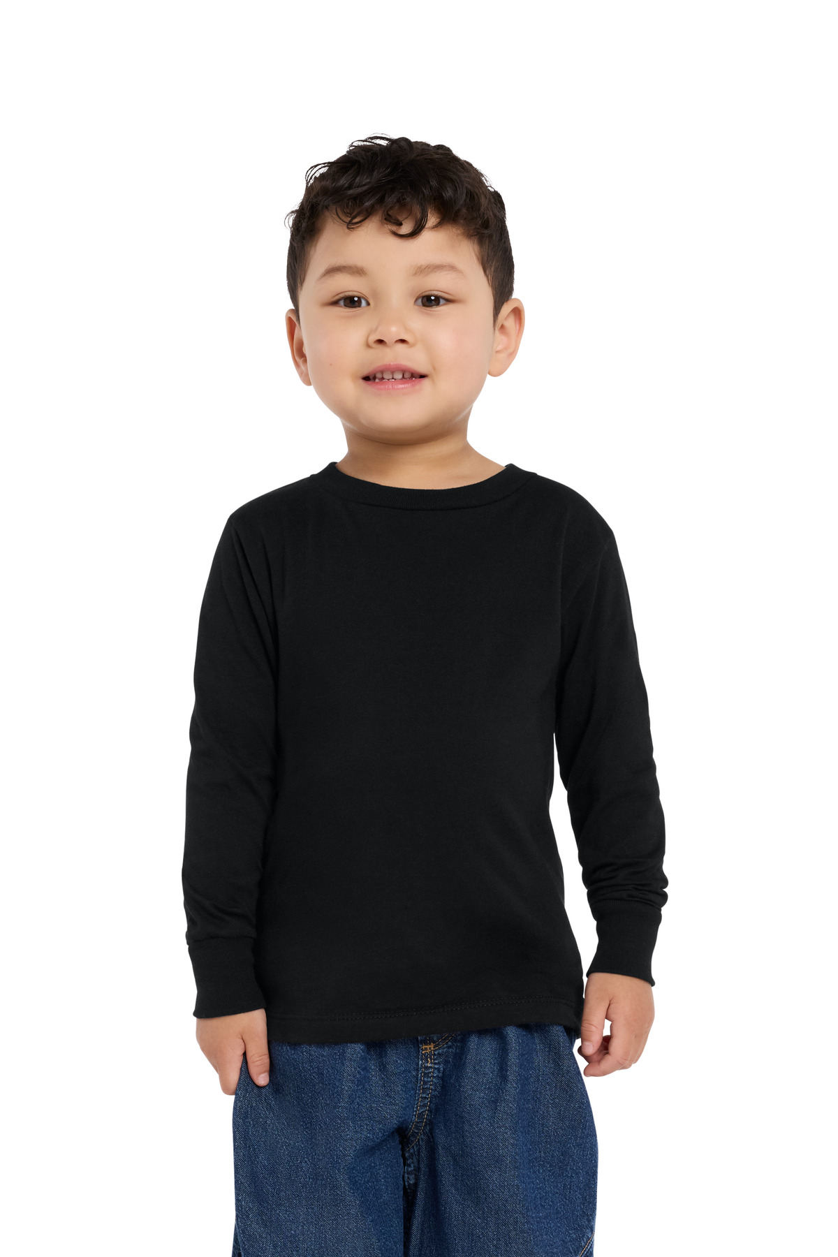 BELLA+CANVAS Toddler Jersey Long Sleeve Tee-Bella + Canvas
