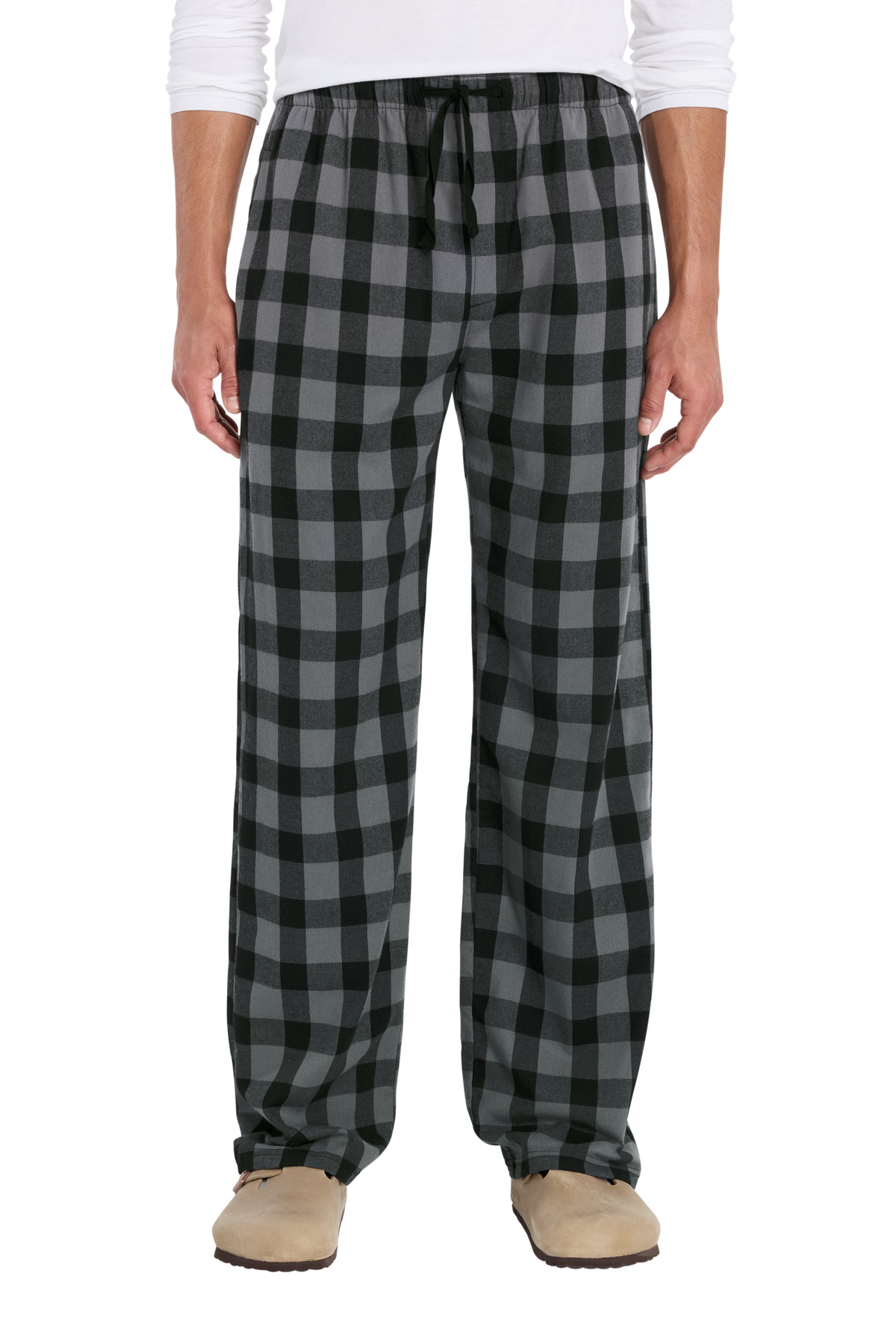 Grey/ Black Buffalo Check