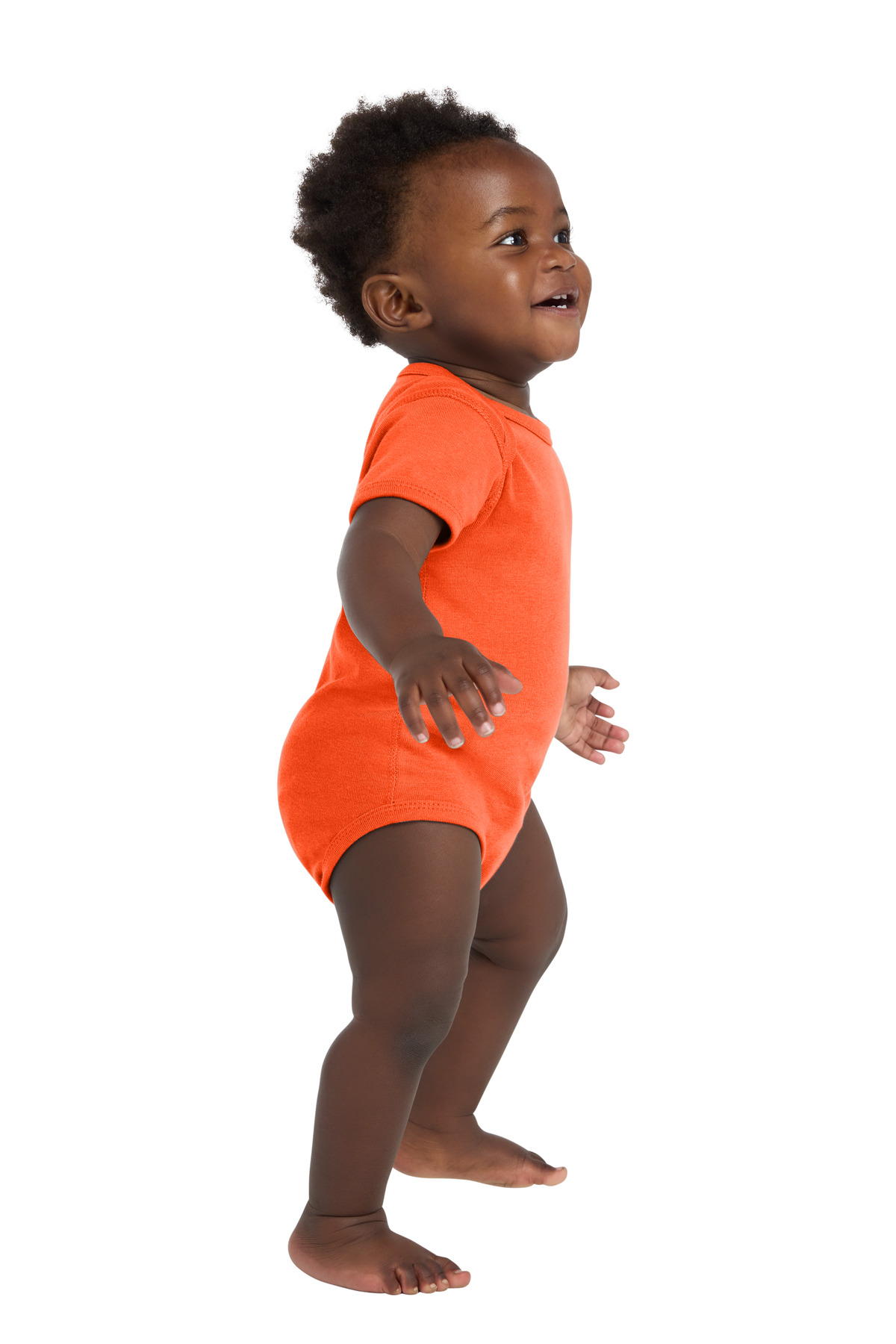 Rabbit Skins Infant Short Sleeve Baby Rib Bodysuit. RS4400