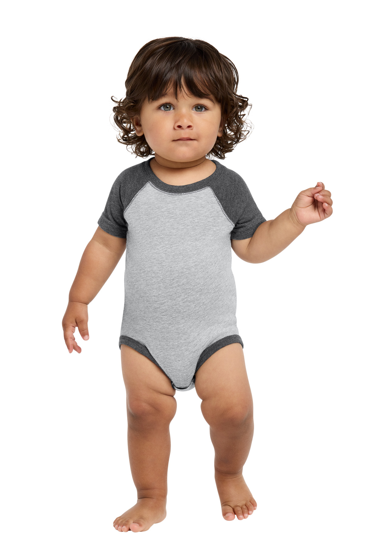 Rabbit Skins Infant Baseball Fine Jersey Bodysuit. RS4430