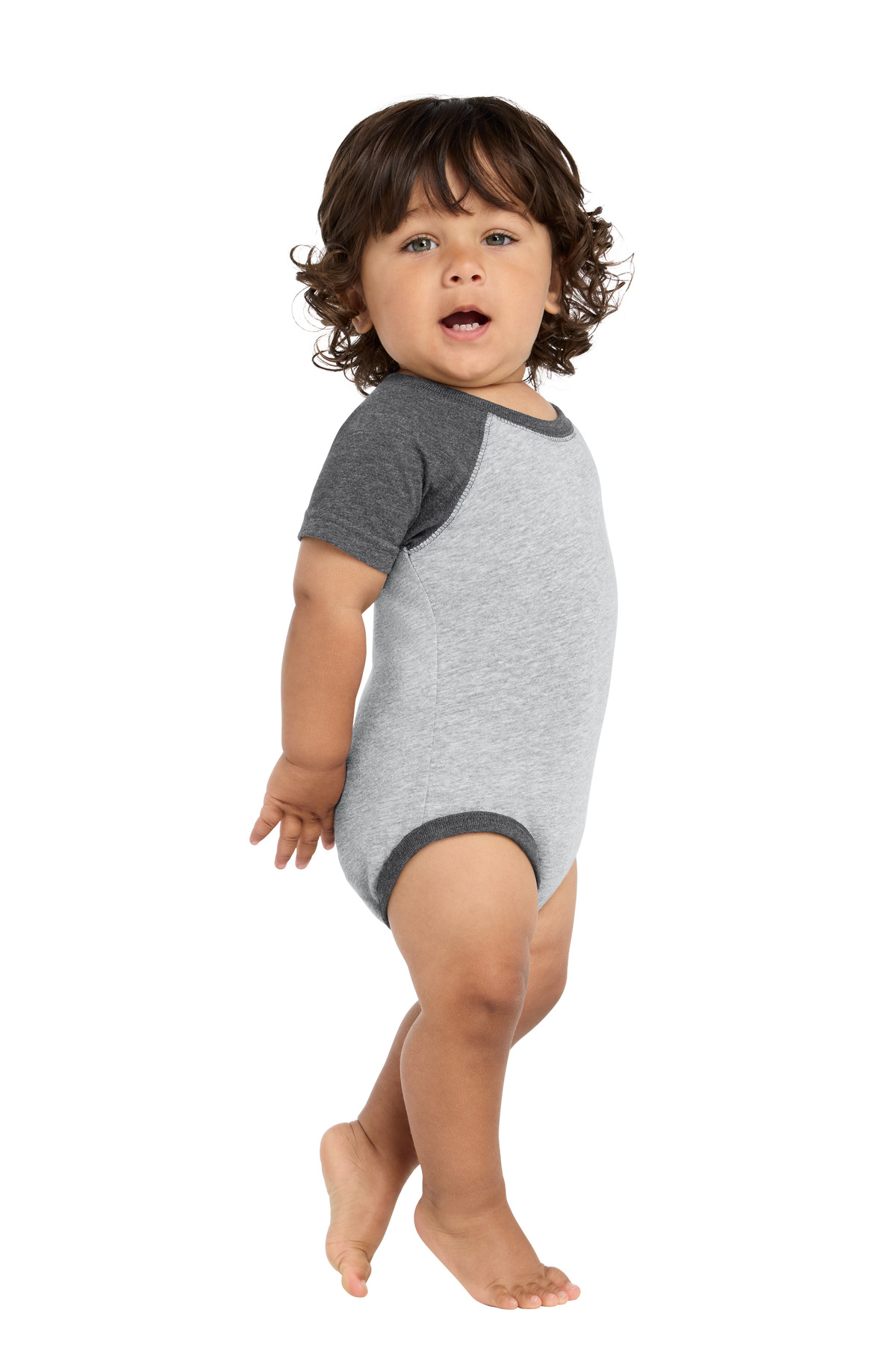 Rabbit Skins Infant Baseball Fine Jersey Bodysuit. RS4430